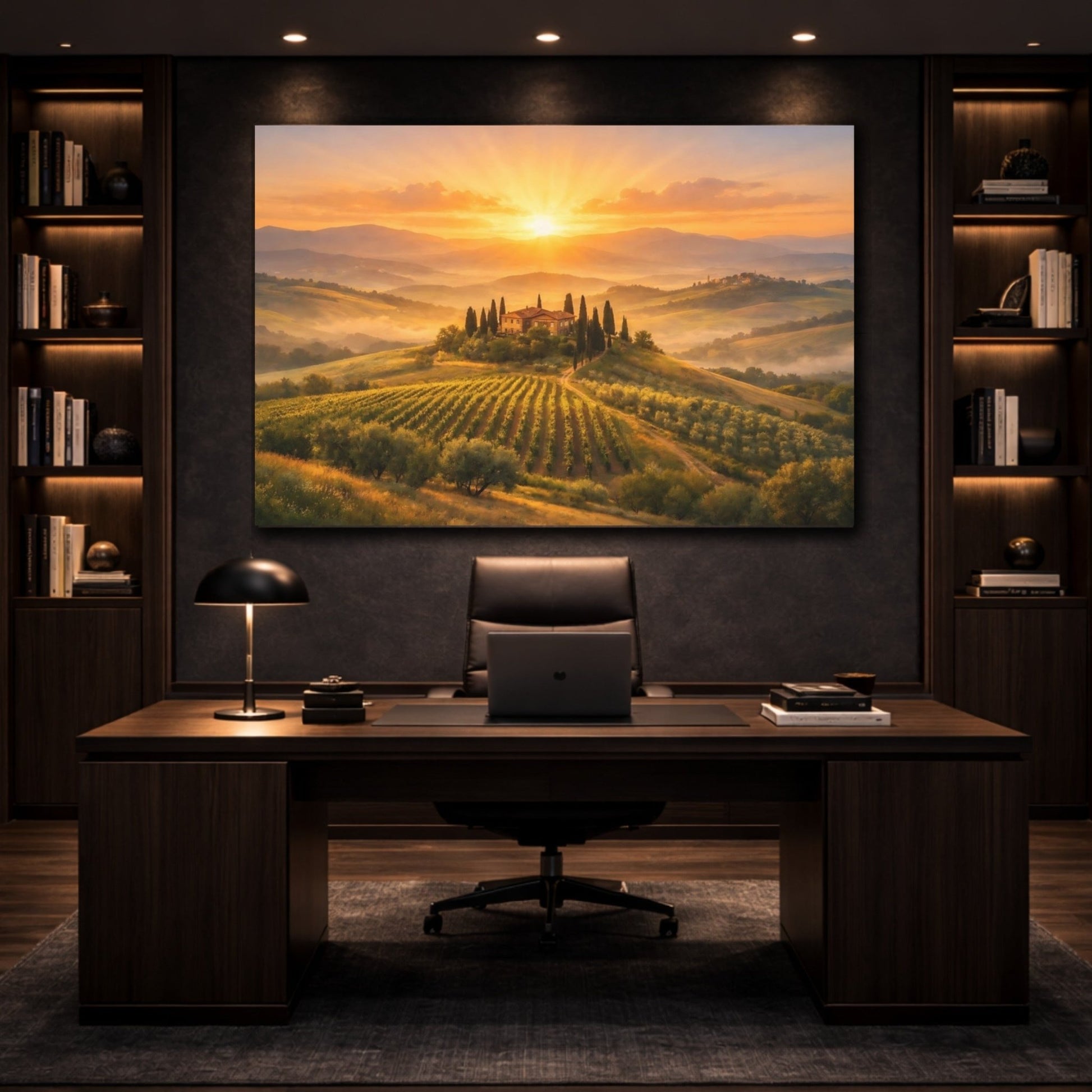 Nature Tuscan Landscape - Canvas Wall Art Print - YesArtYes