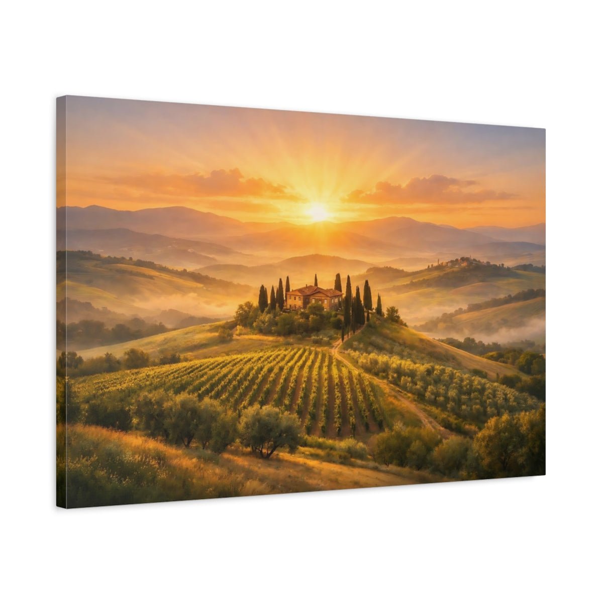 Nature Tuscan Landscape - Canvas Wall Art Print - YesArtYes