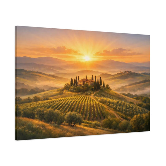Nature Tuscan Landscape - Canvas Wall Art Print - YesArtYes