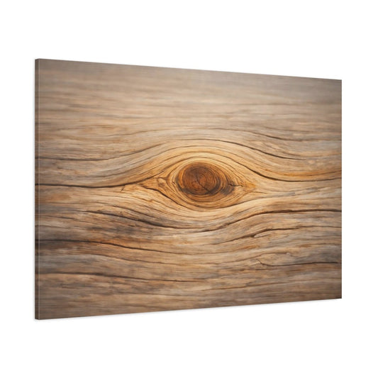 Nature Wood Knot Brown - Canvas Wall Art Print - YesArtYes