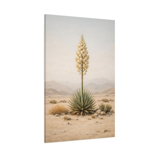 Nature Yucca Plant Desert Yucca Art shown as stretched canvas wall art