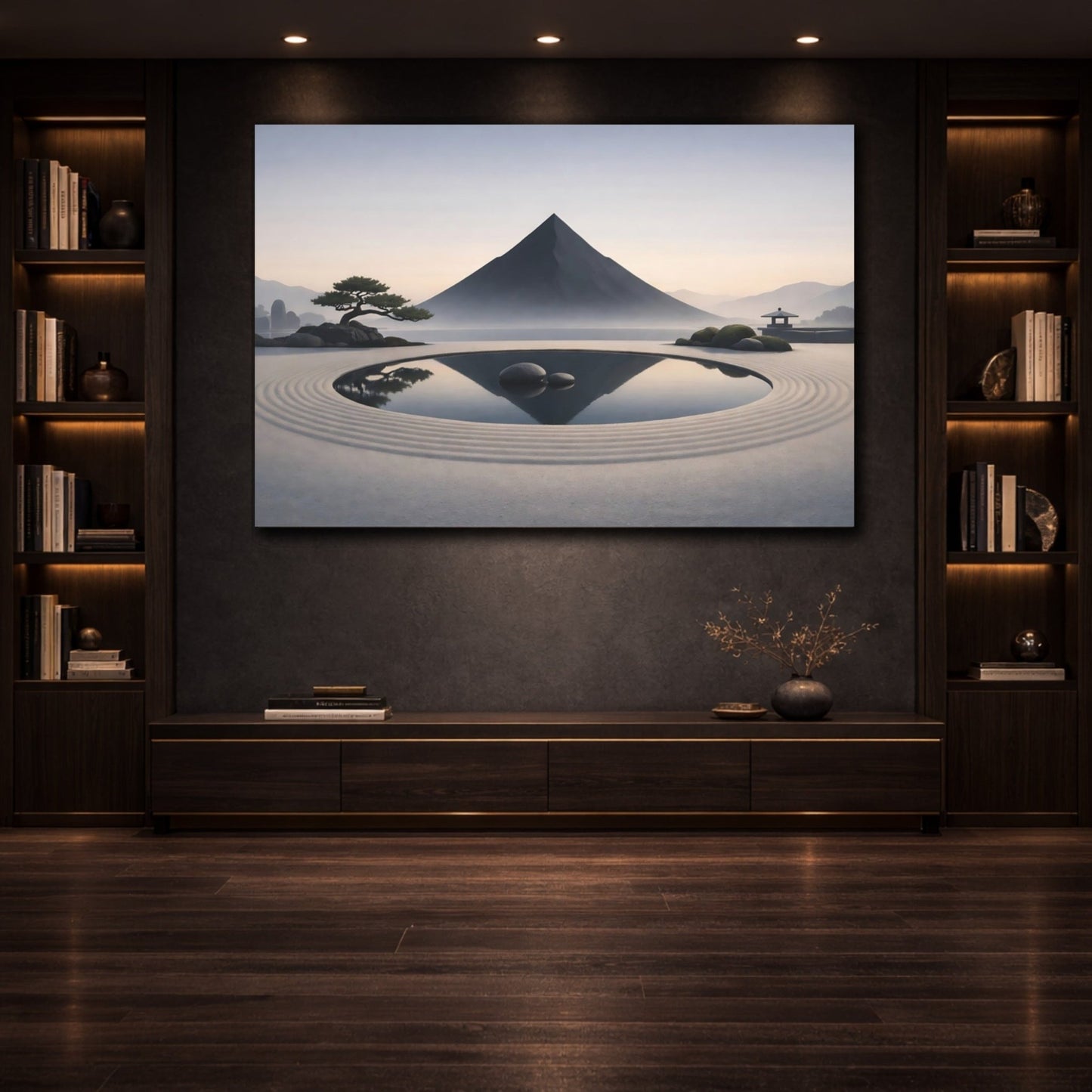 Nature Zen Garden Landscape - Canvas Wall Art Print - YesArtYes