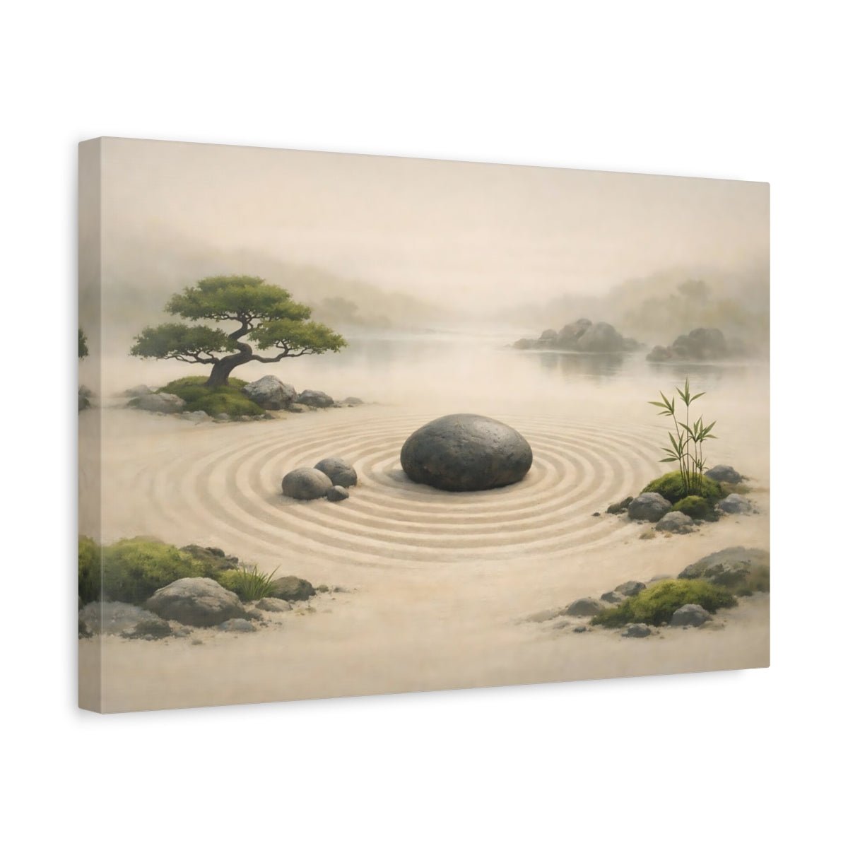 Nature Zen Garden Landscape - Canvas Wall Art Print - YesArtYes