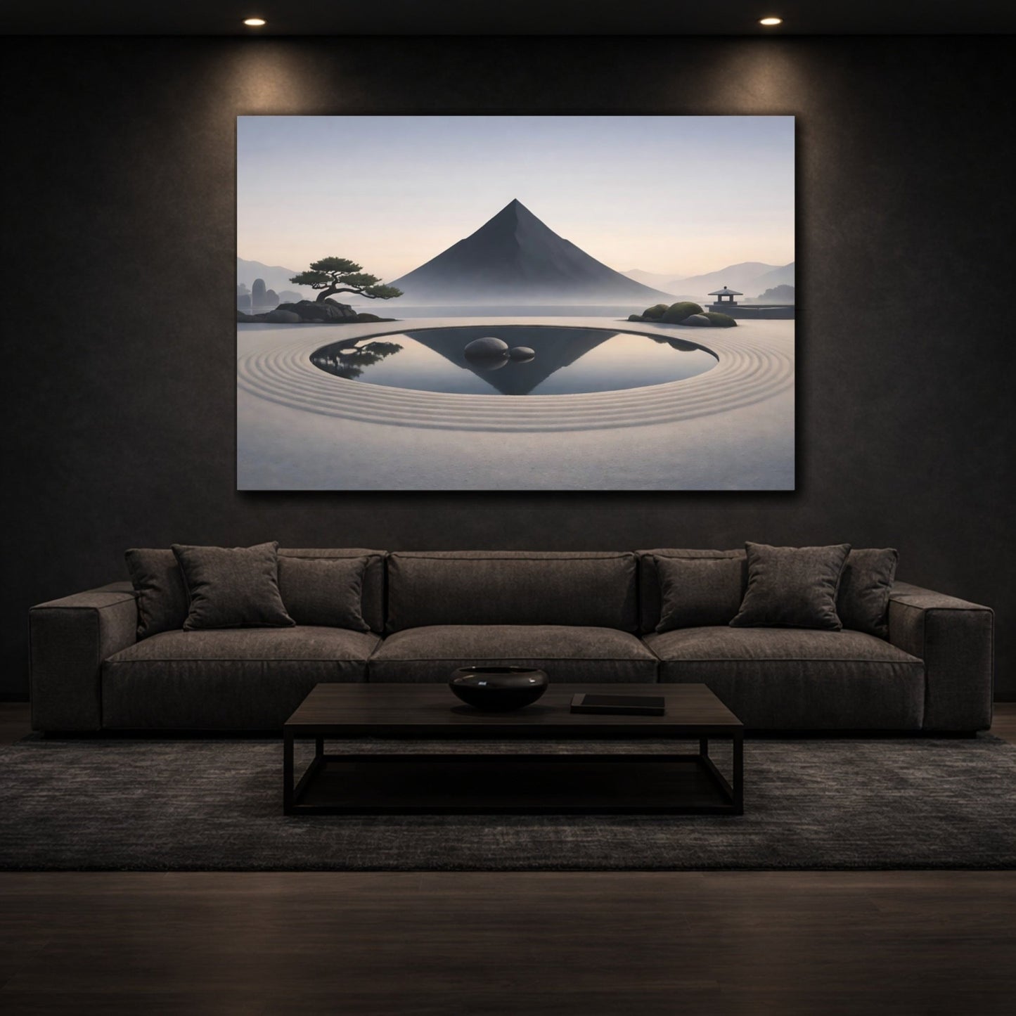 Nature Zen Garden Landscape - Canvas Wall Art Print - YesArtYes
