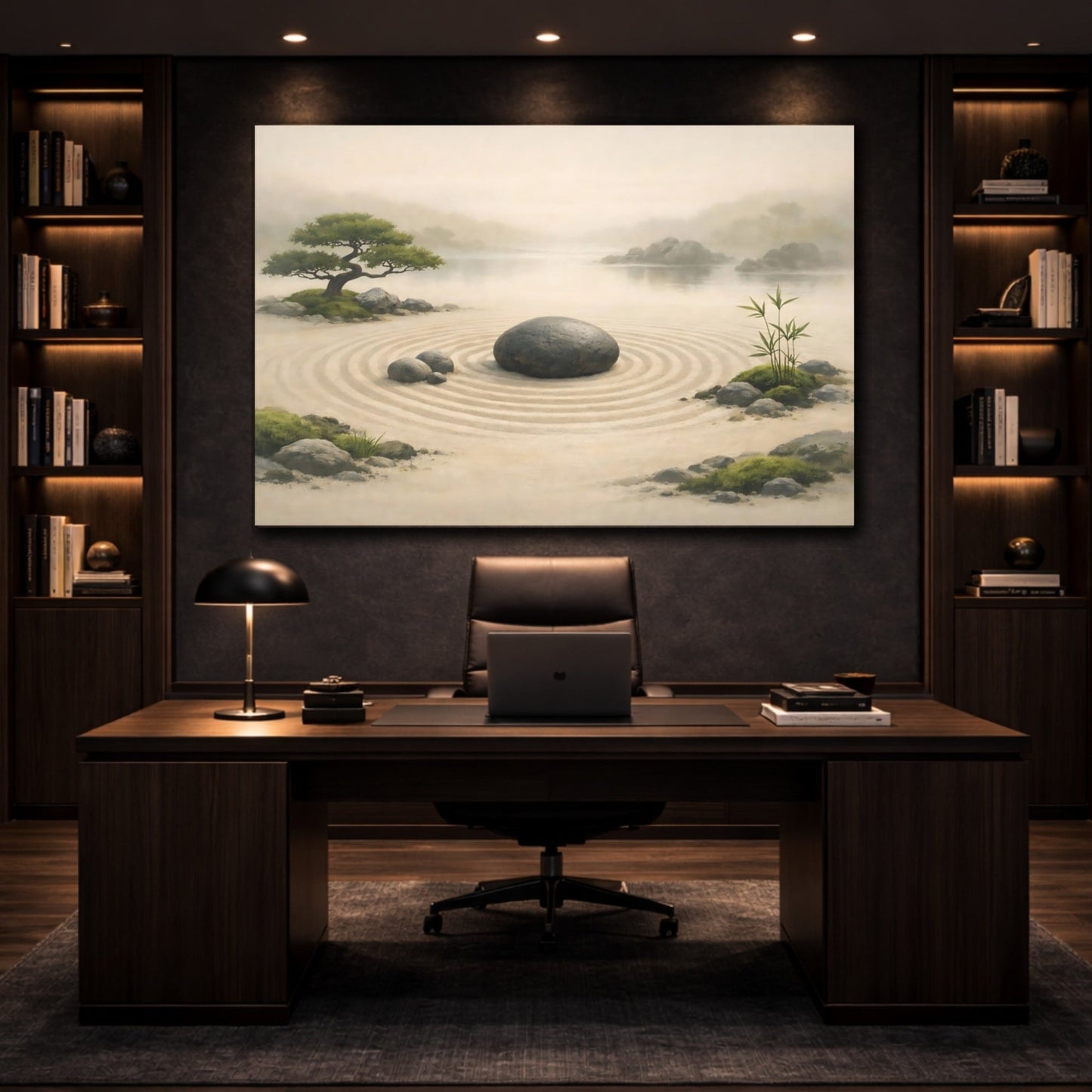 Nature Zen Garden Landscape - Canvas Wall Art Print - YesArtYes