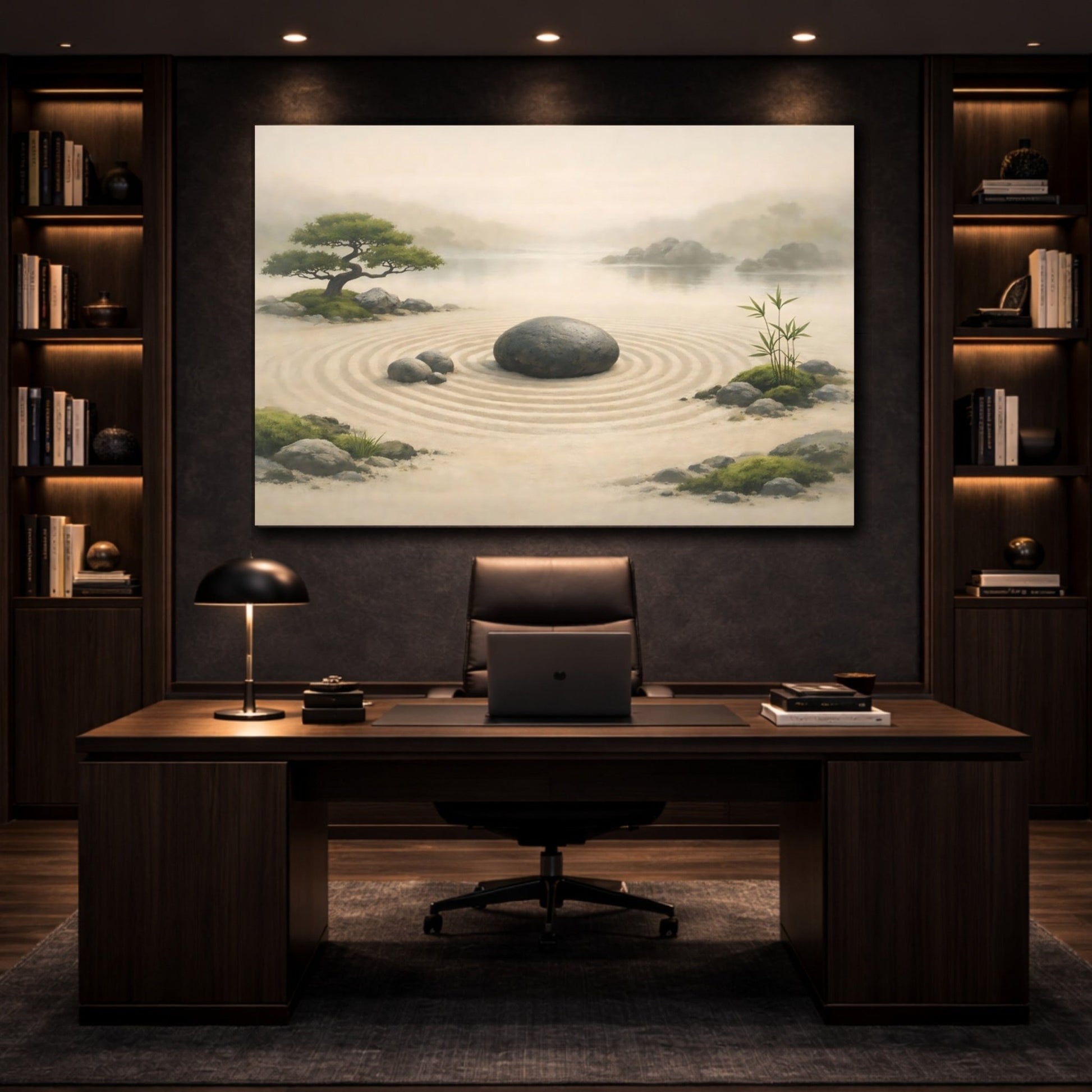 Nature Zen Garden Landscape - Canvas Wall Art Print - YesArtYes