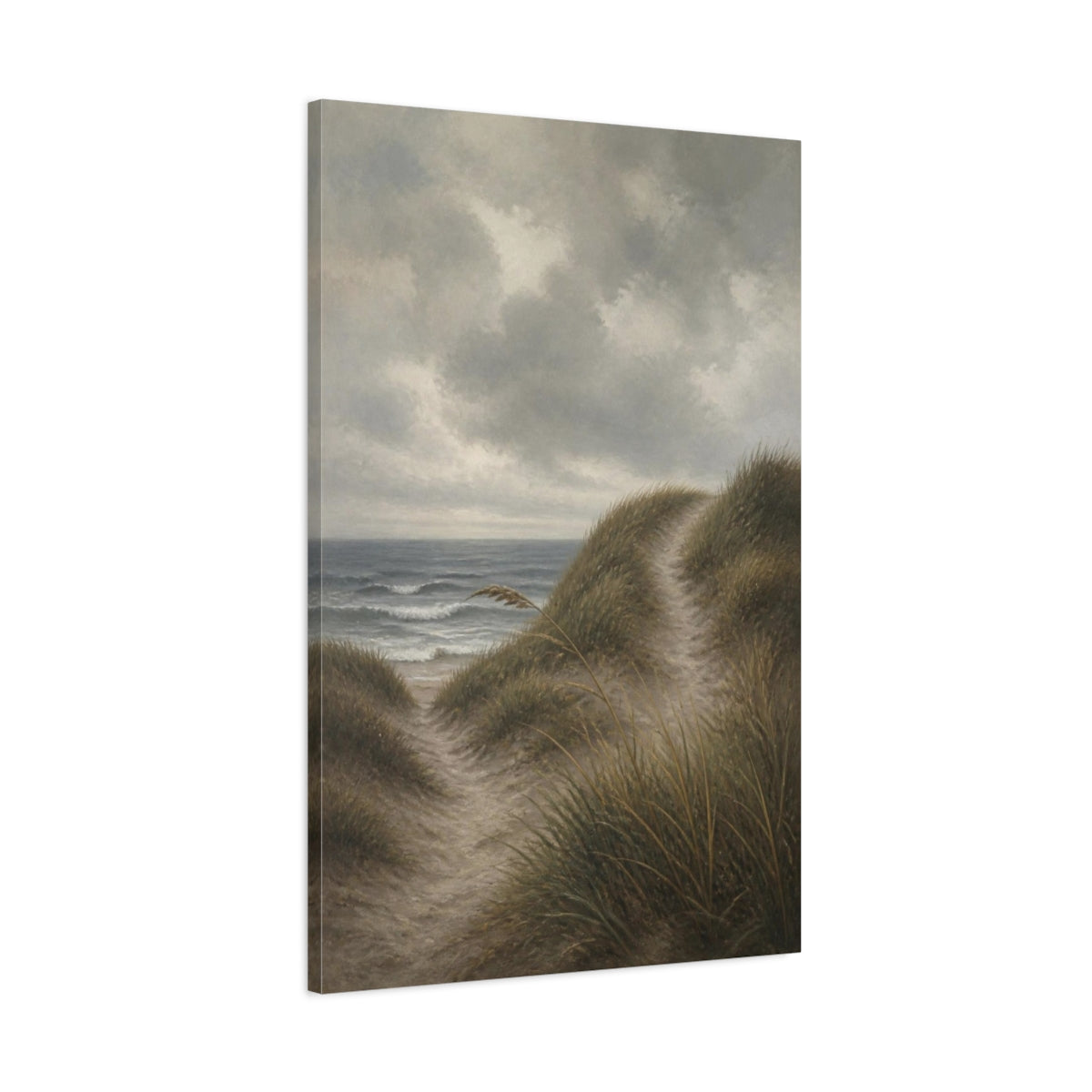Main Mockup. Nordic Dune Path shown as canvas print