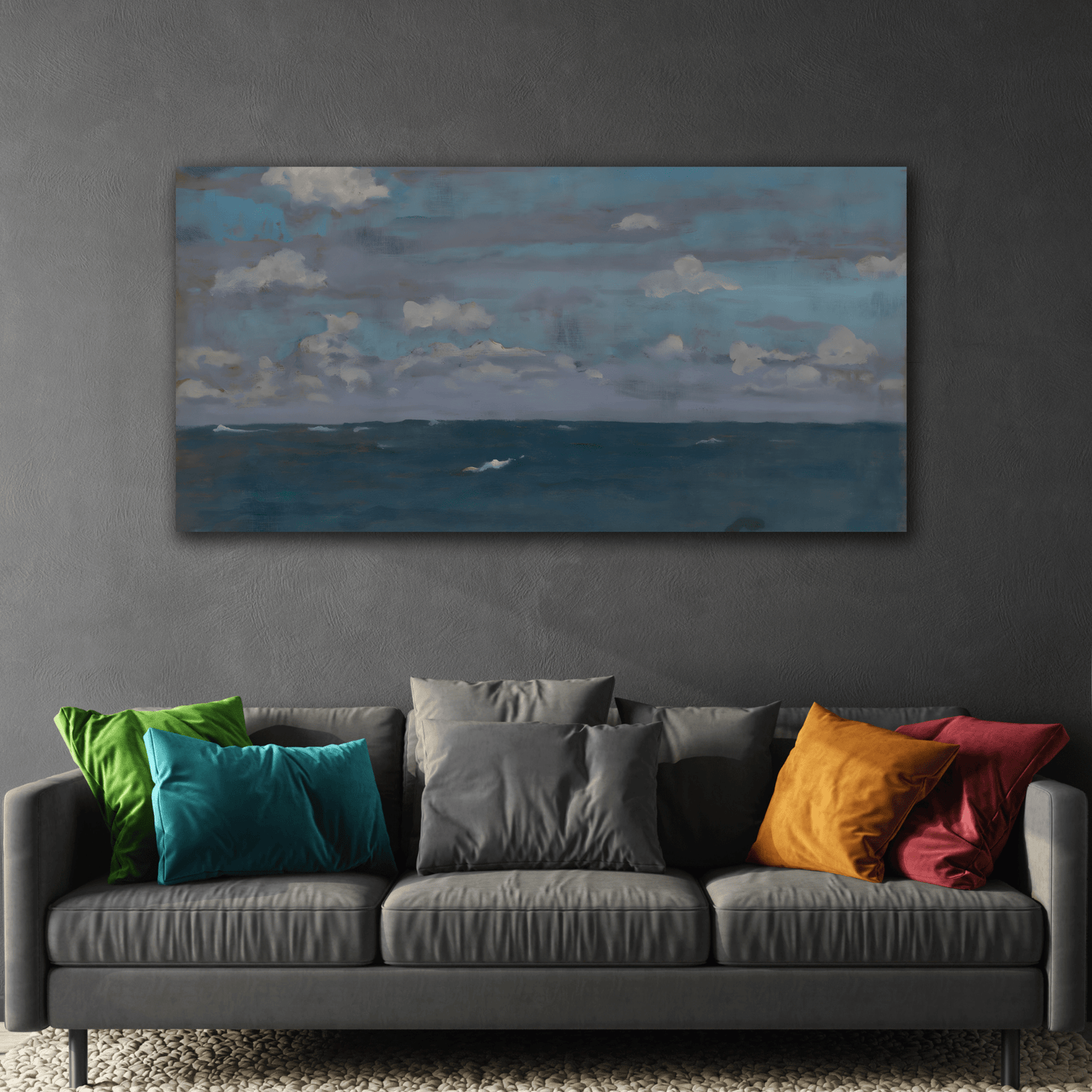 Ocean Serenity Canvas Wall Art - Nautical Coastal Home Decor - YesArtYes