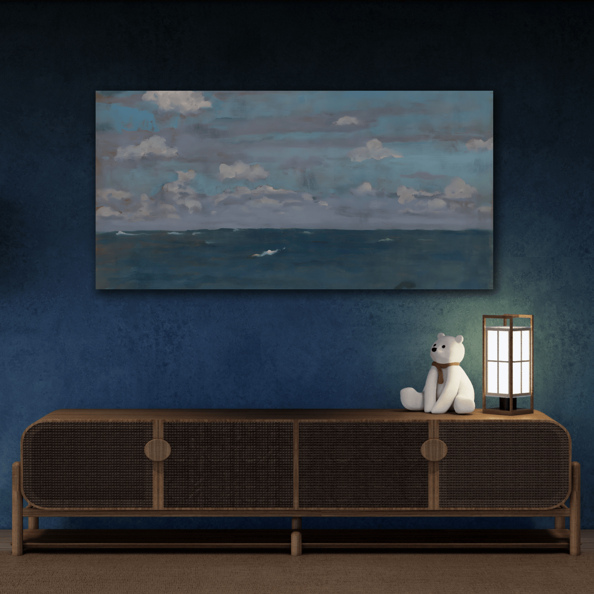 Ocean Serenity Canvas Wall Art - Nautical Coastal Home Decor - YesArtYes