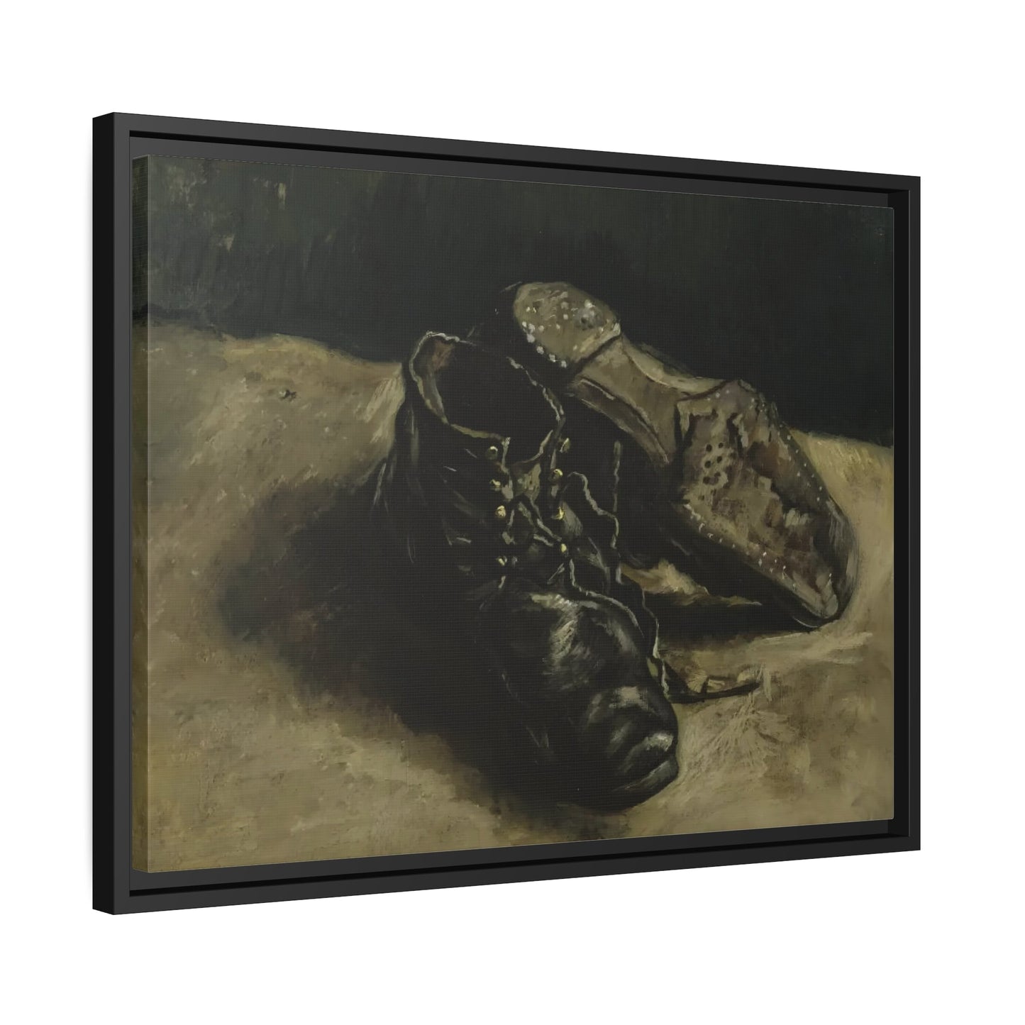 Pair of Shoes Canvas Wall Art Print - Famous Artist Painting Reproduction Van Gogh for Home Decor