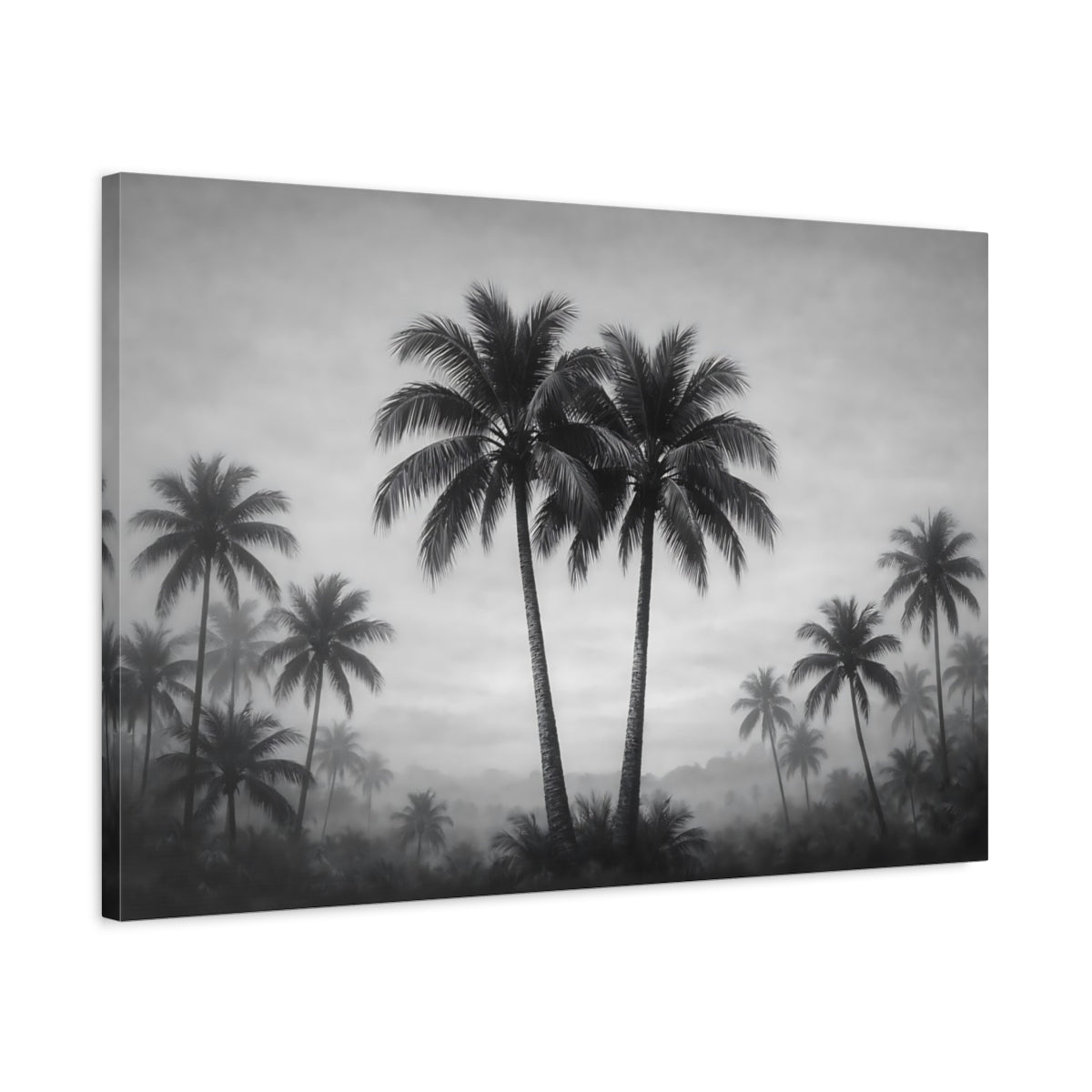 Palm Trees Nature - Canvas Wall Art Print - YesArtYes