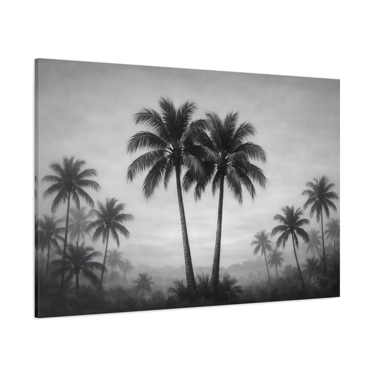 Palm Trees Nature - Canvas Wall Art Print - YesArtYes
