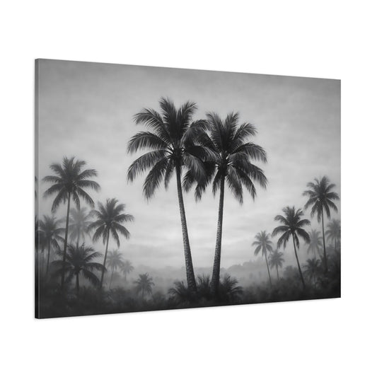 Palm Trees Nature - Canvas Wall Art Print - YesArtYes