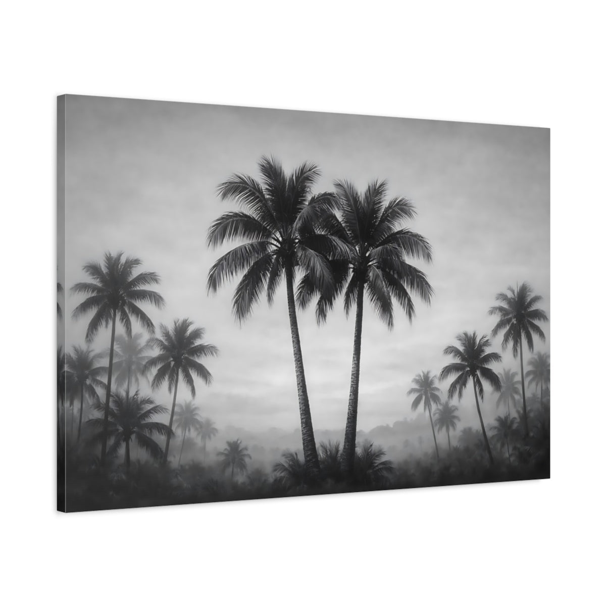 Palm Trees Nature - Canvas Wall Art Print - YesArtYes