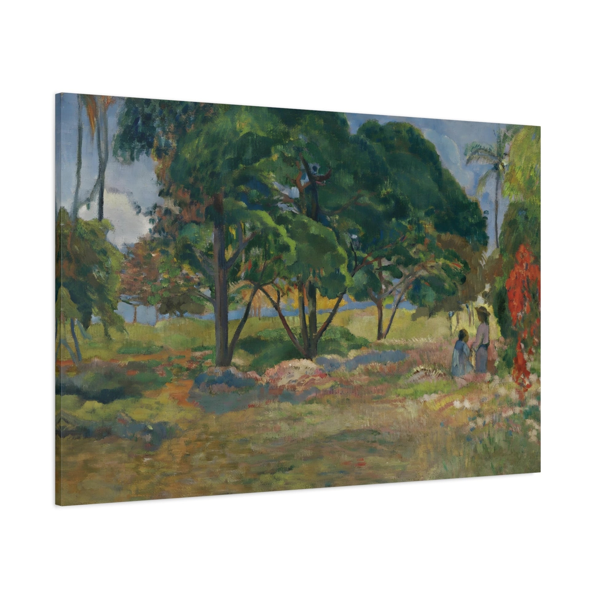 Paul Gauguin Landscape Three Trees - Canvas Wall Art Print Reproduction