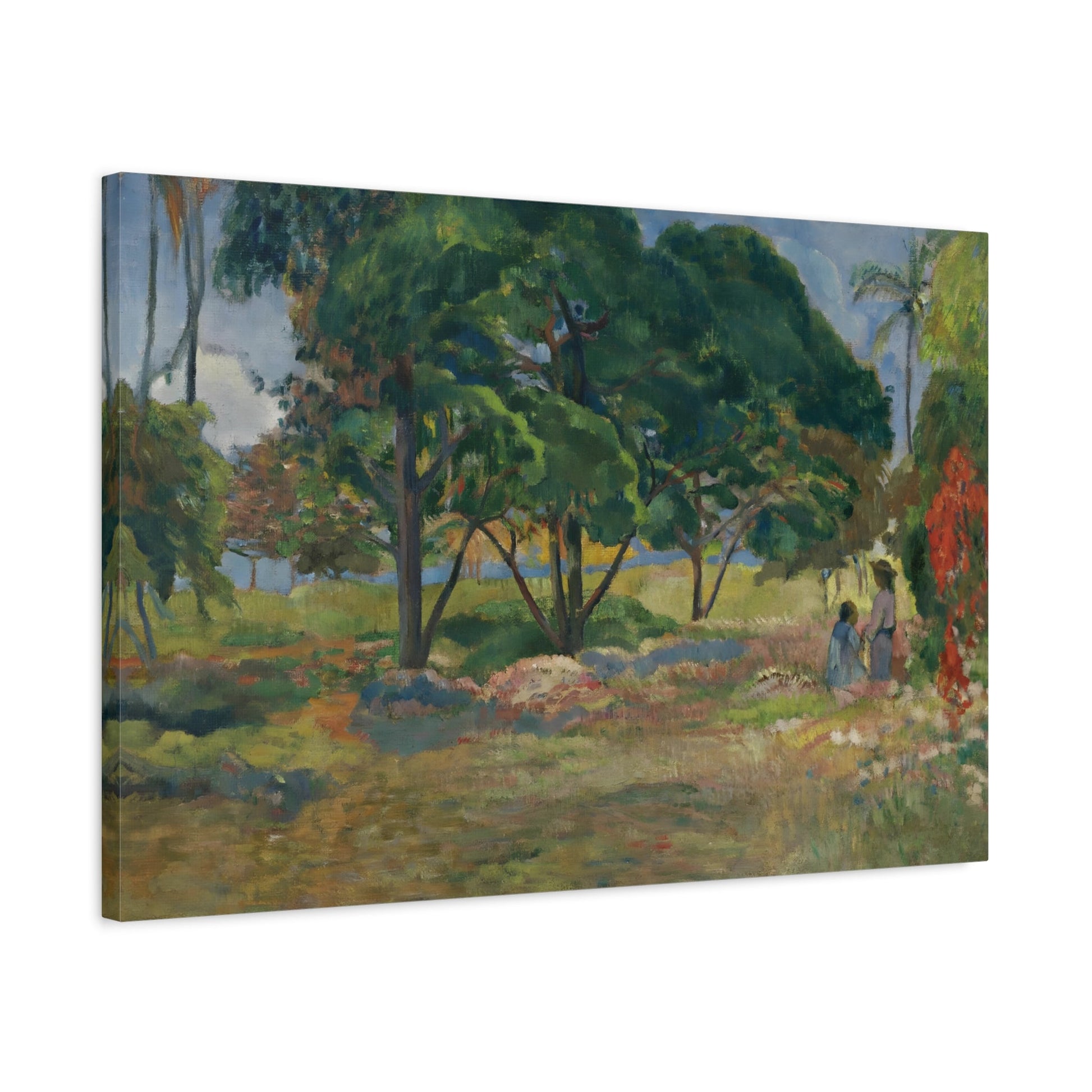 Paul Gauguin Landscape Three Trees - Canvas Wall Art Print Reproduction