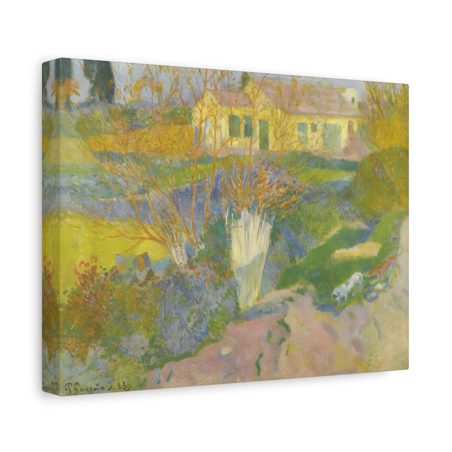 Paul Gauguin Les Mas Surroundings of Arles - Canvas Wall Art Print