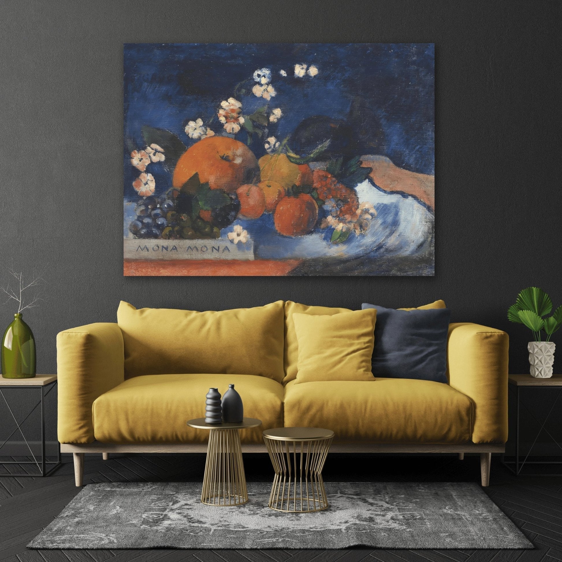 Paul Gauguin Mona Mona Tasty - Canvas Wall Art Print