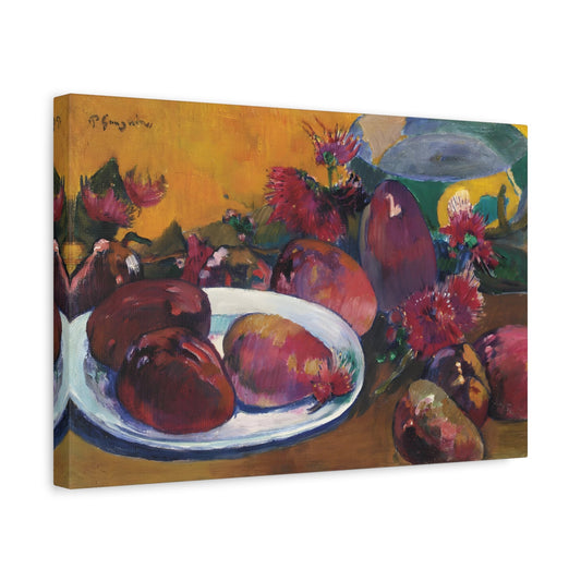 Paul Gauguin Still Life Mangoes - Canvas Wall Art Print Reproduction