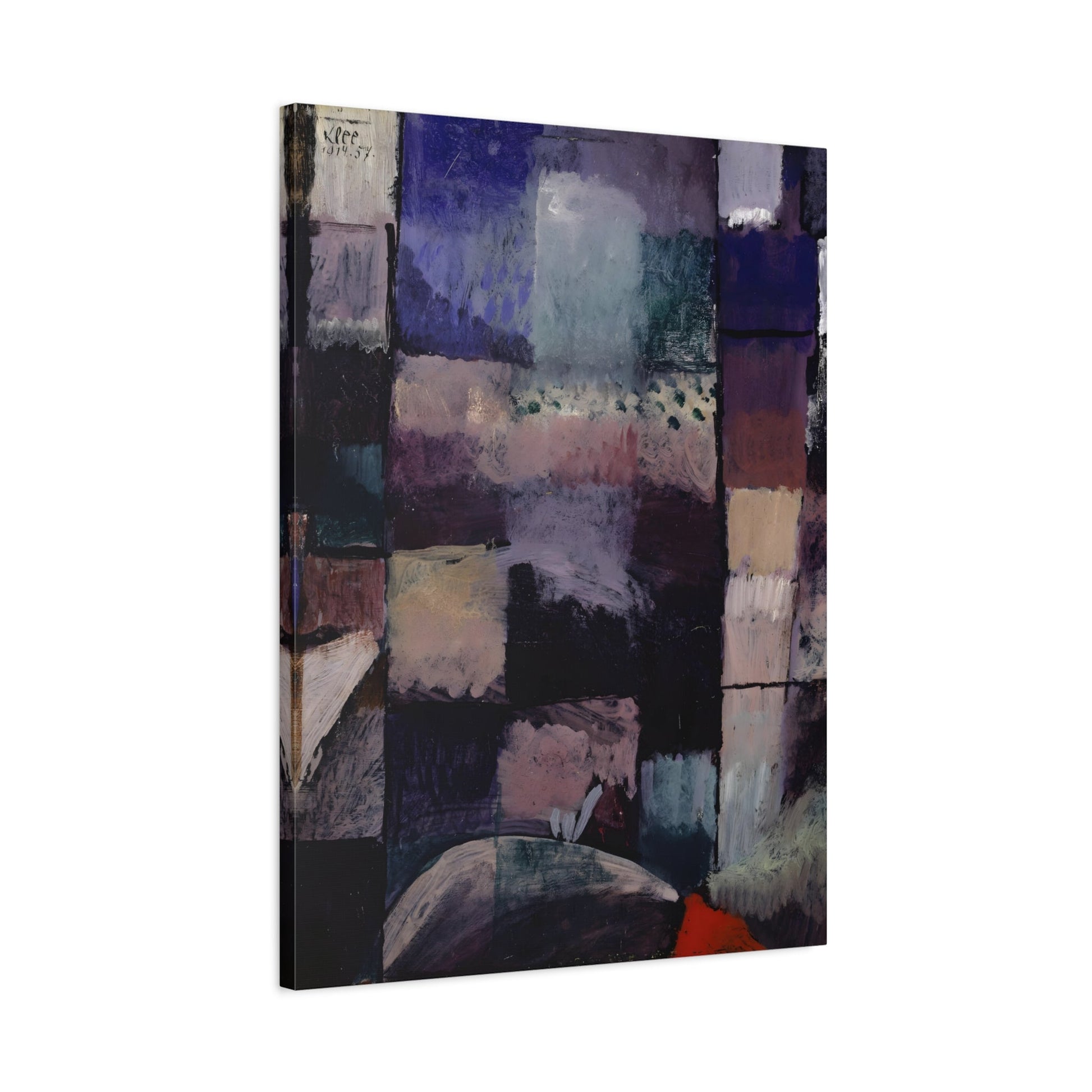 Paul Klee About a Motif from Hammamet - Abstract Canvas Wall Art Print