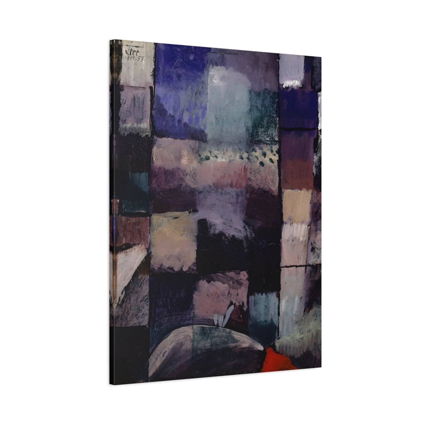 Paul Klee About a Motif from Hammamet - Abstract Canvas Wall Art Print