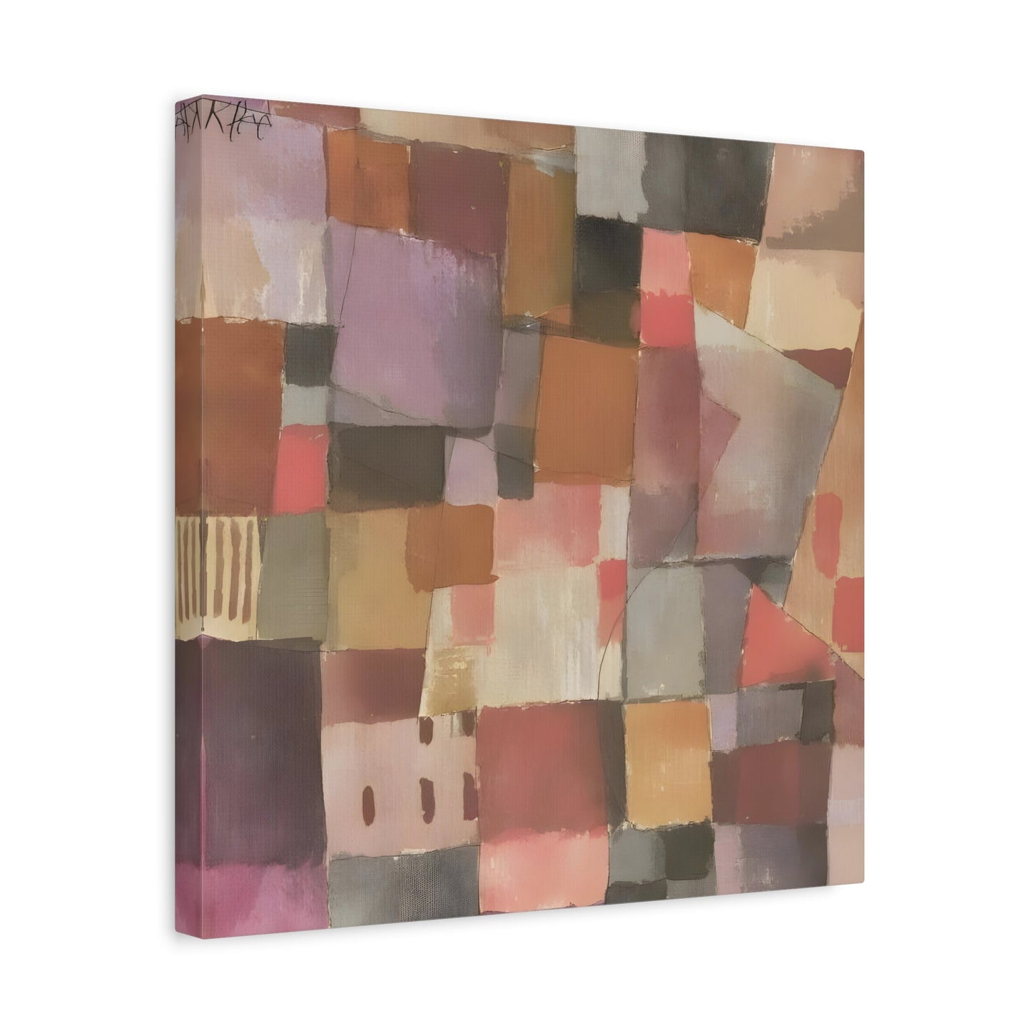 Paul Klee untitled - Square Canvas Wall Art Print Reproduction