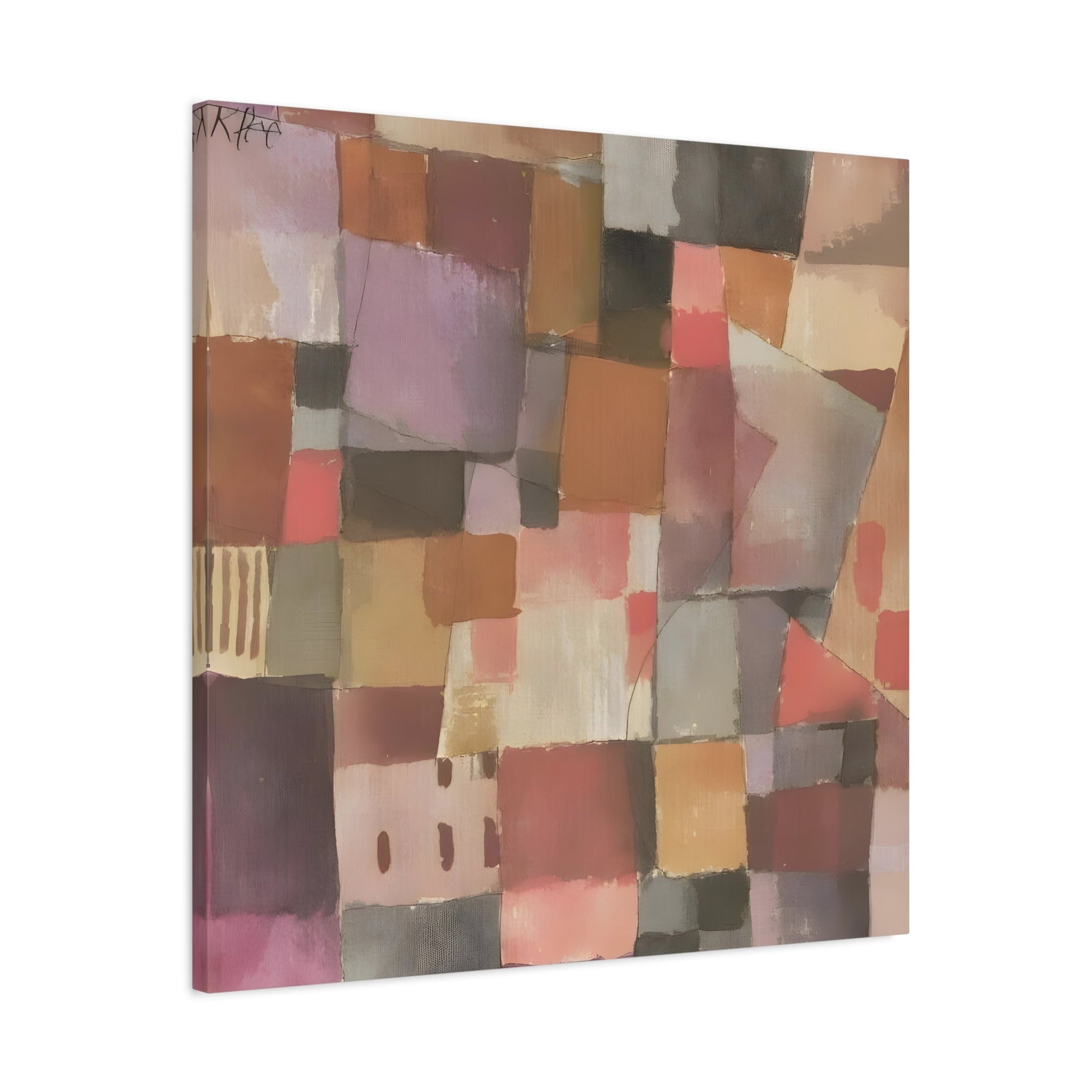 Paul Klee untitled - Square Canvas Wall Art Print Reproduction