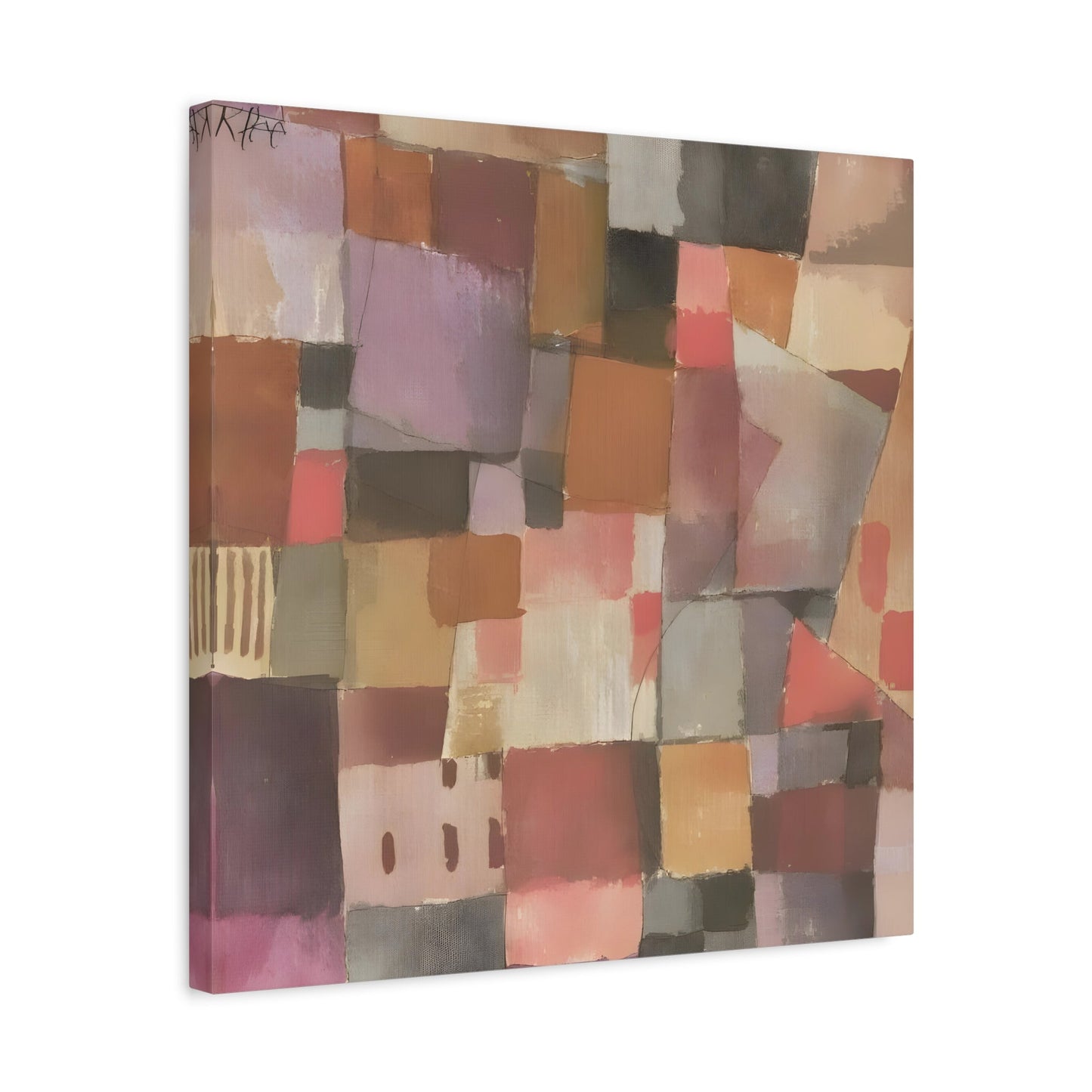 Paul Klee untitled - Square Canvas Wall Art Print Reproduction