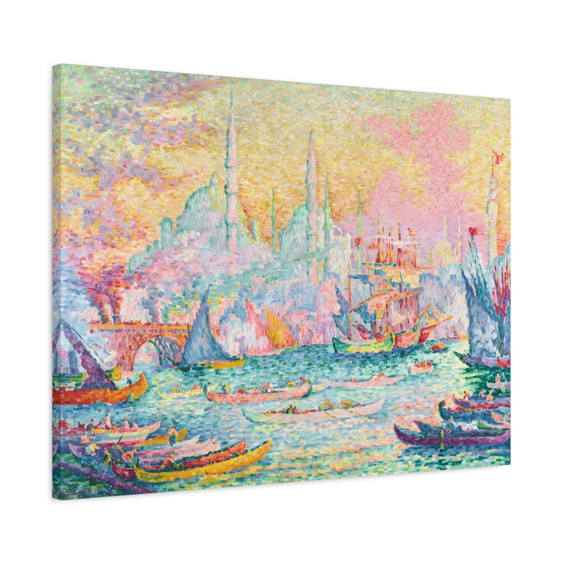 Paul Signac The Golden Horn Constantinople - Canvas Wall Art Reproduction