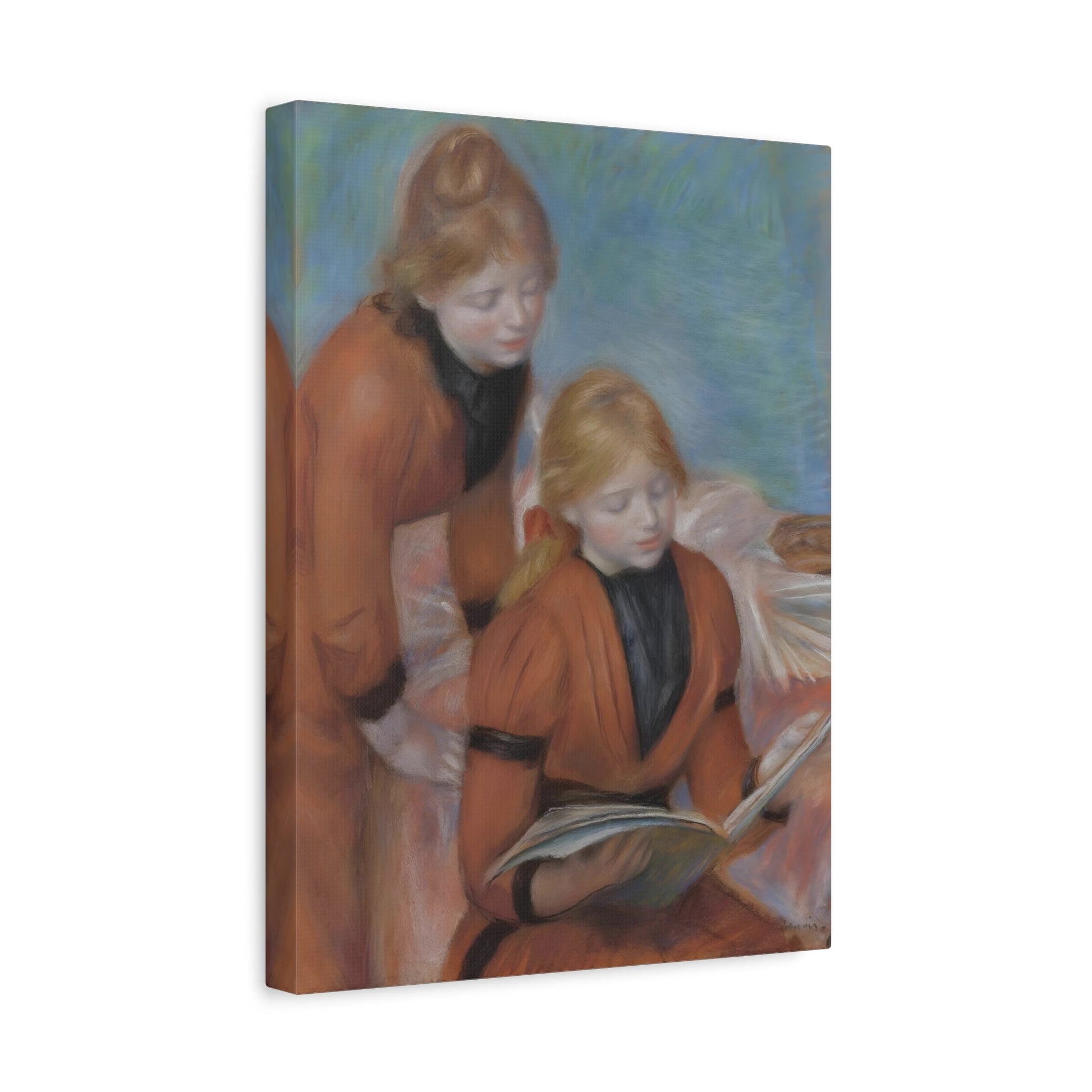 Pierre Auguste Renoir The Reading - Canvas Art Reproduction