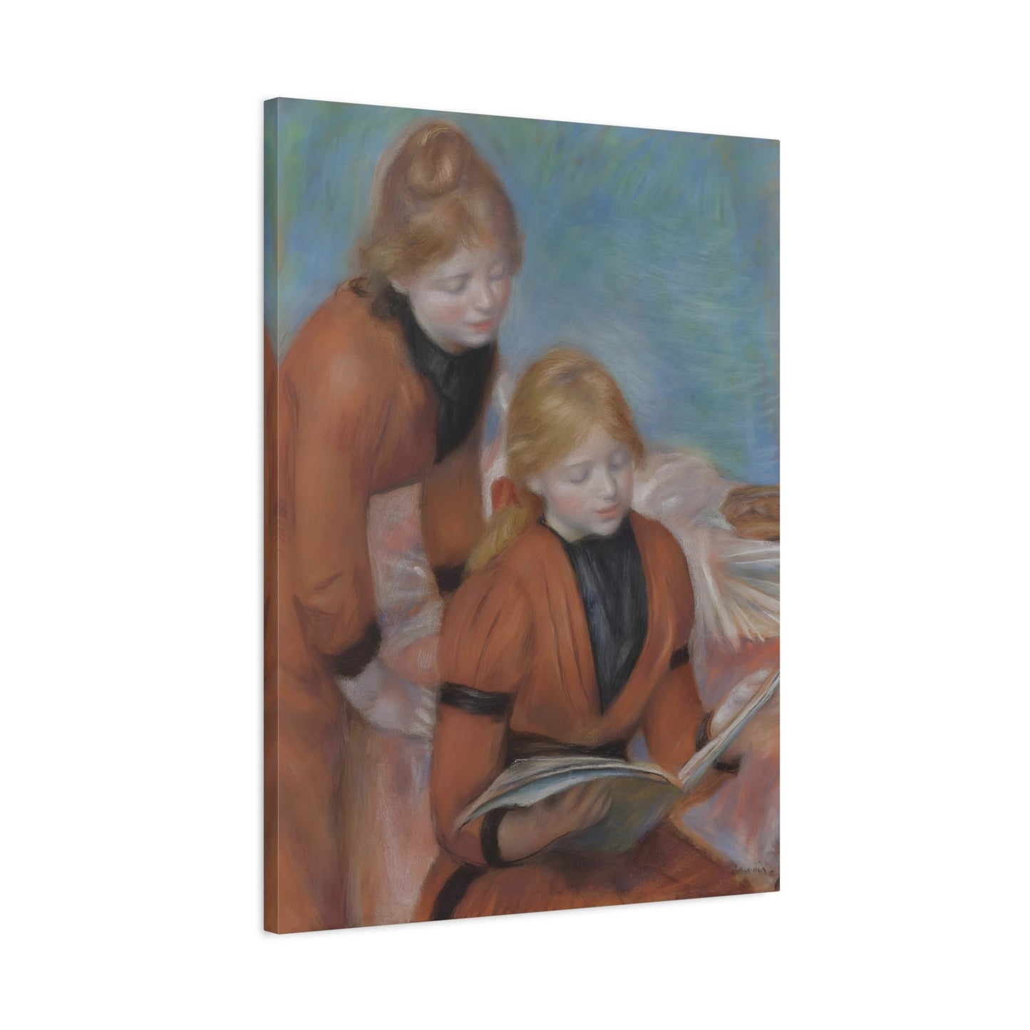 Pierre Auguste Renoir The Reading - Canvas Art Reproduction