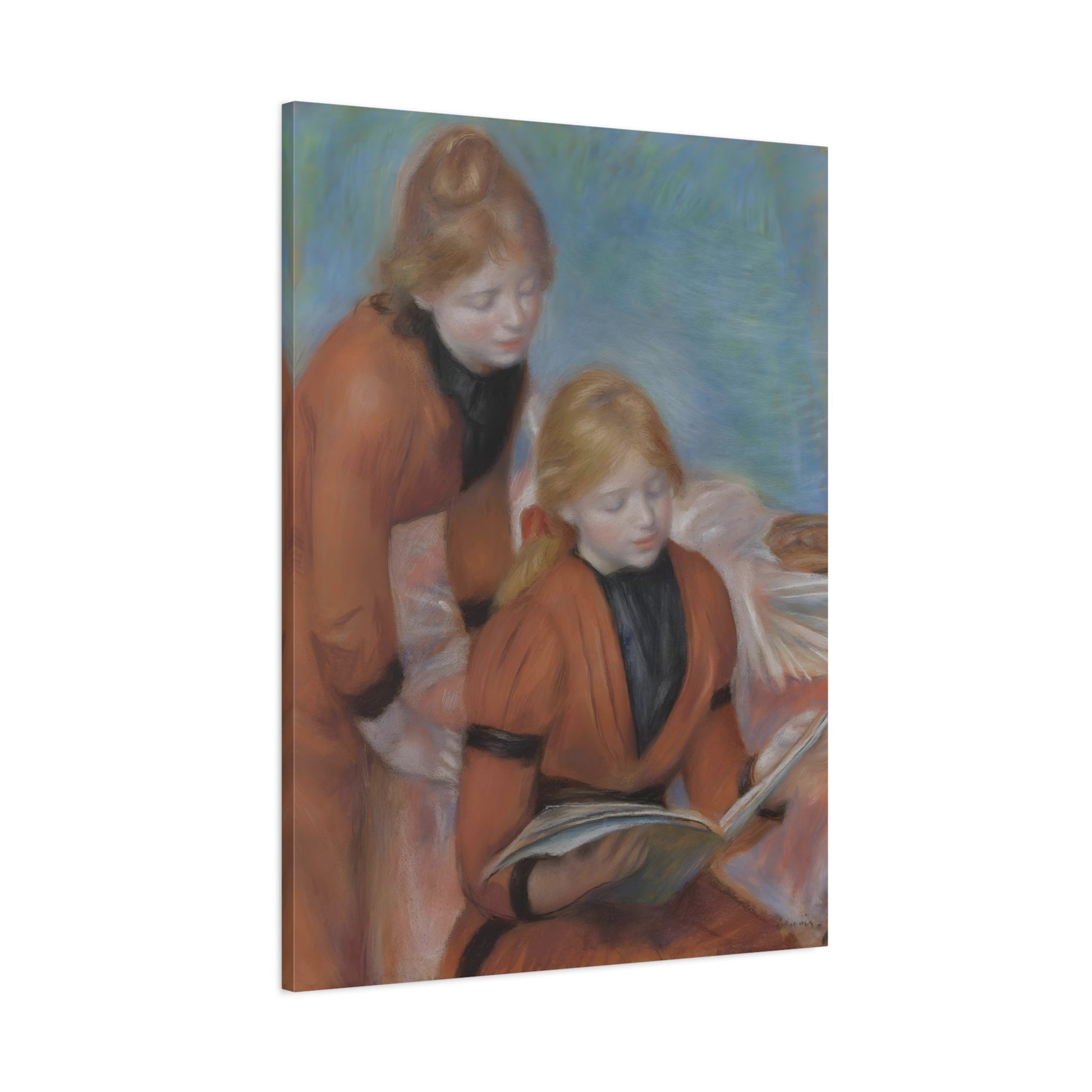 Pierre Auguste Renoir The Reading - Canvas Art Reproduction