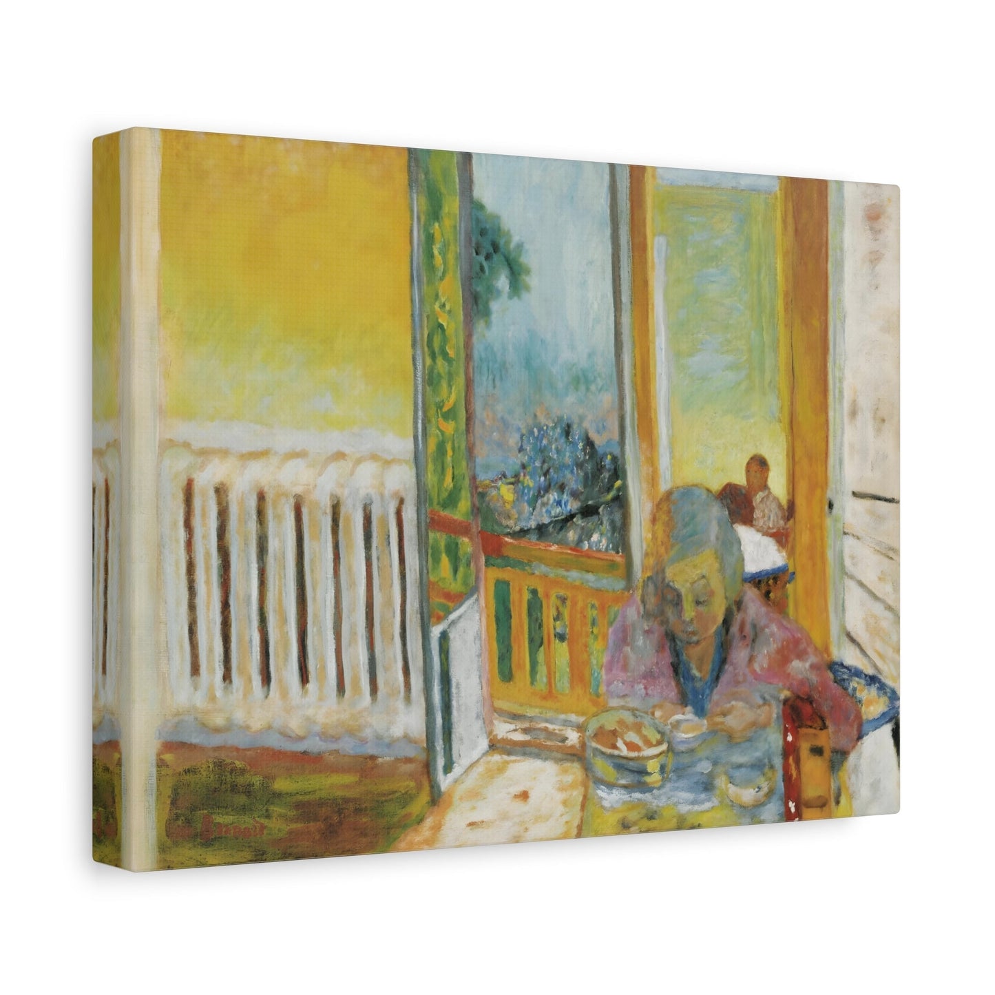 Pierre Bonnard Breakfast Radiator - Canvas Wall Art Print Reproduction