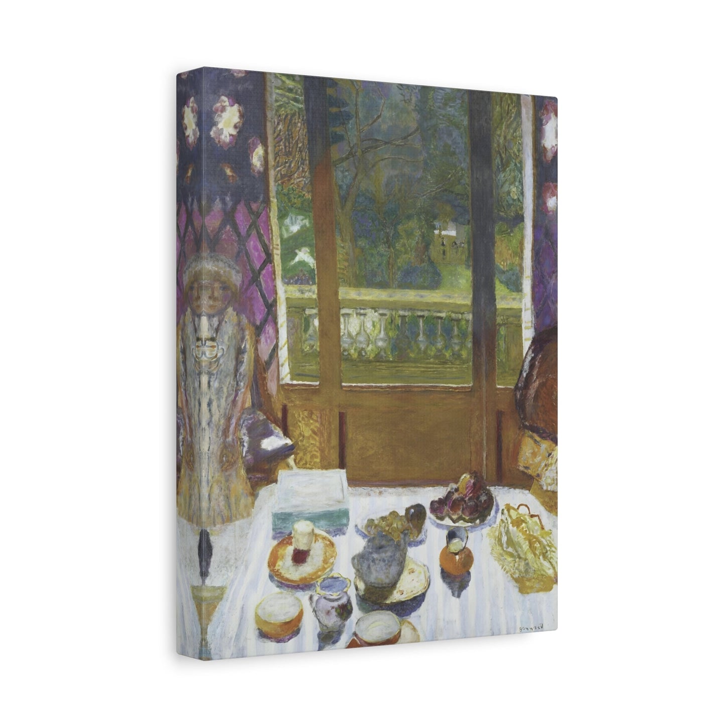 Pierre Bonnard Breakfast Room Painting - Vintage Canvas Wall Art Prints