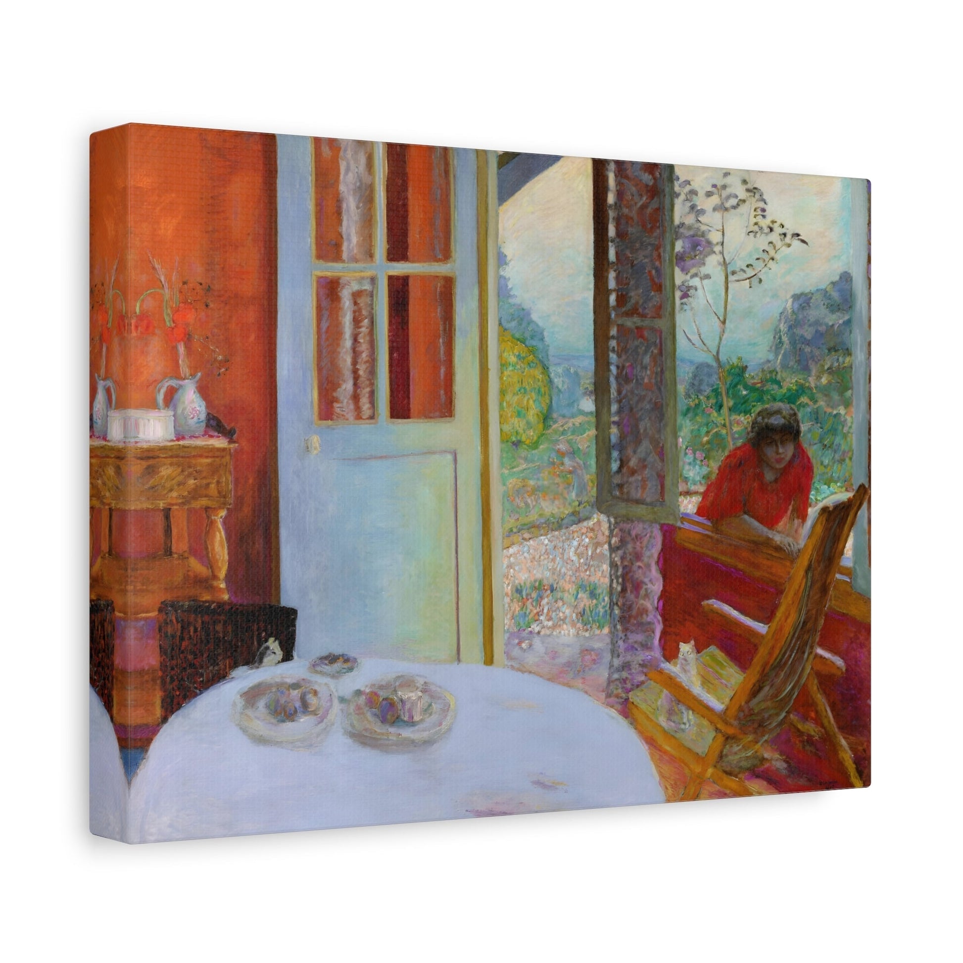 Pierre Bonnard Dining Room in the Country - Canvas Wall Art Reproduction Print