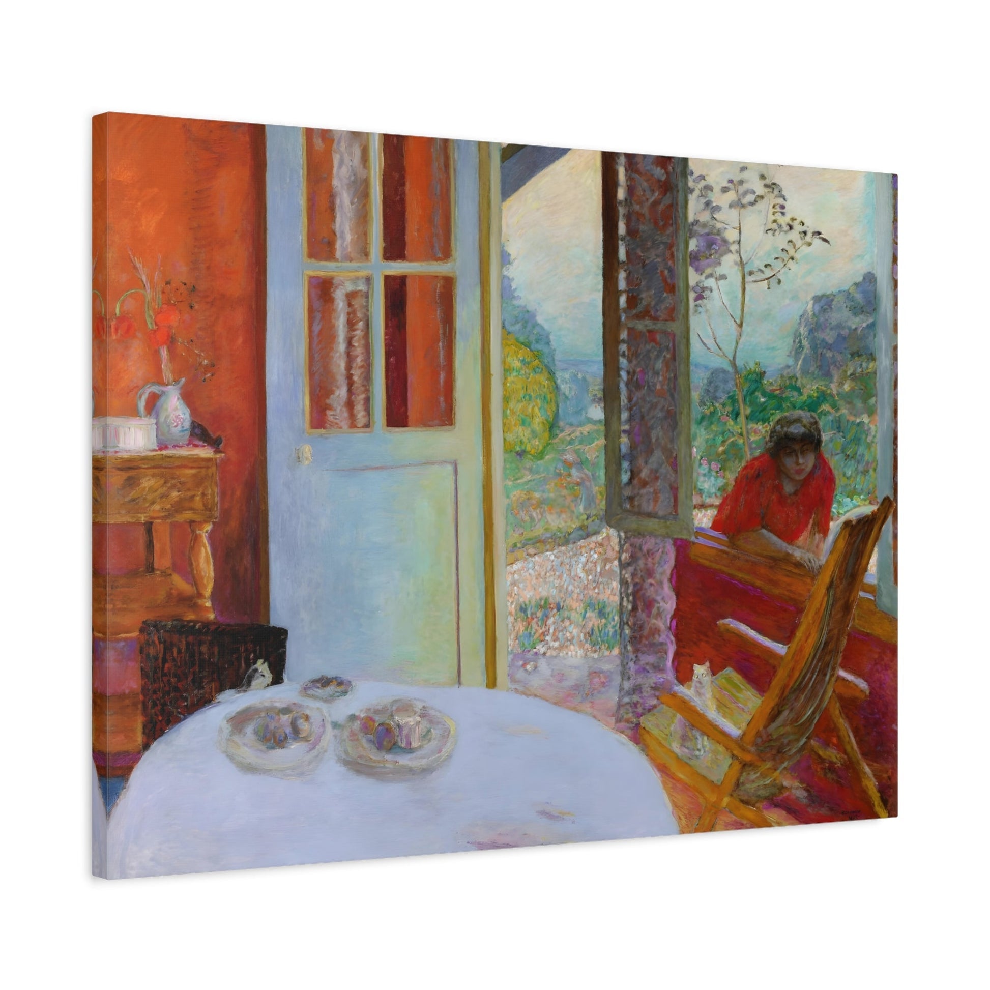 Pierre Bonnard Dining Room in the Country - Canvas Wall Art Reproduction Print