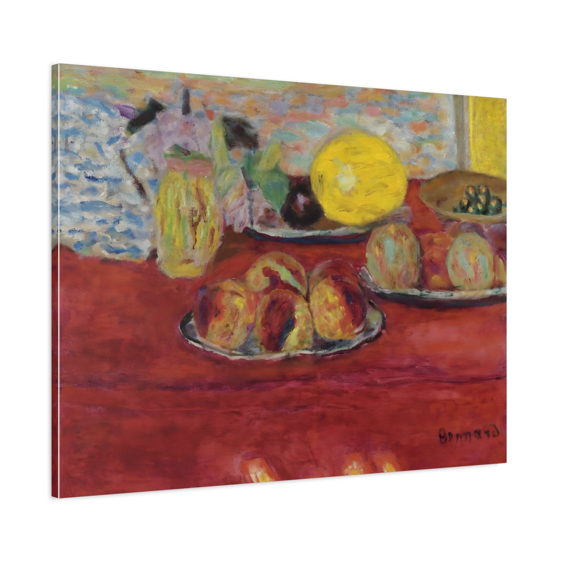 Pierre Bonnard Still Life With Melon - Canvas Wall Art Reproduction