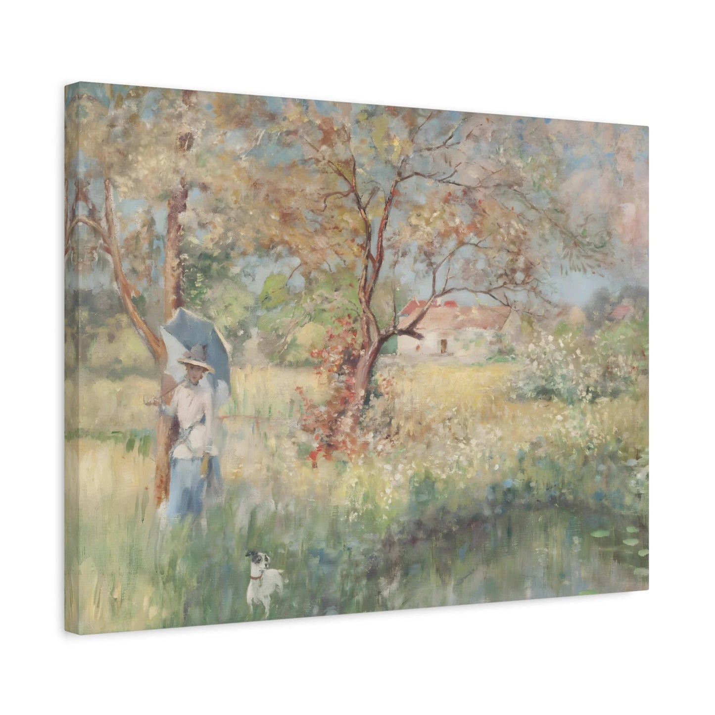 Pierre Georges Jeannoit Farm in Bourgogne - Canvas Wall Art Print