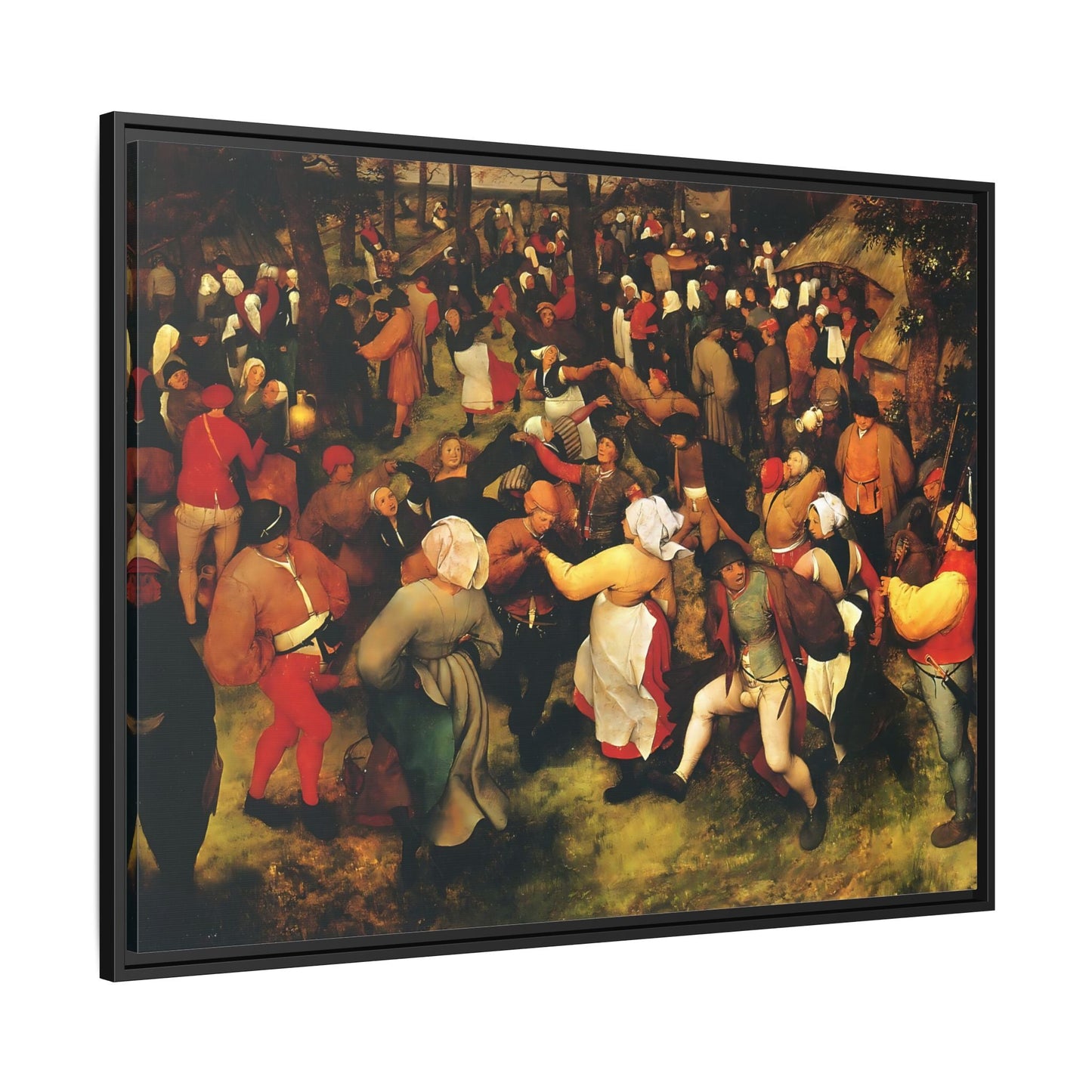 Pieter Bruegel The Elder Canvas Wall Art Wedding Dance Print - YesArtYes