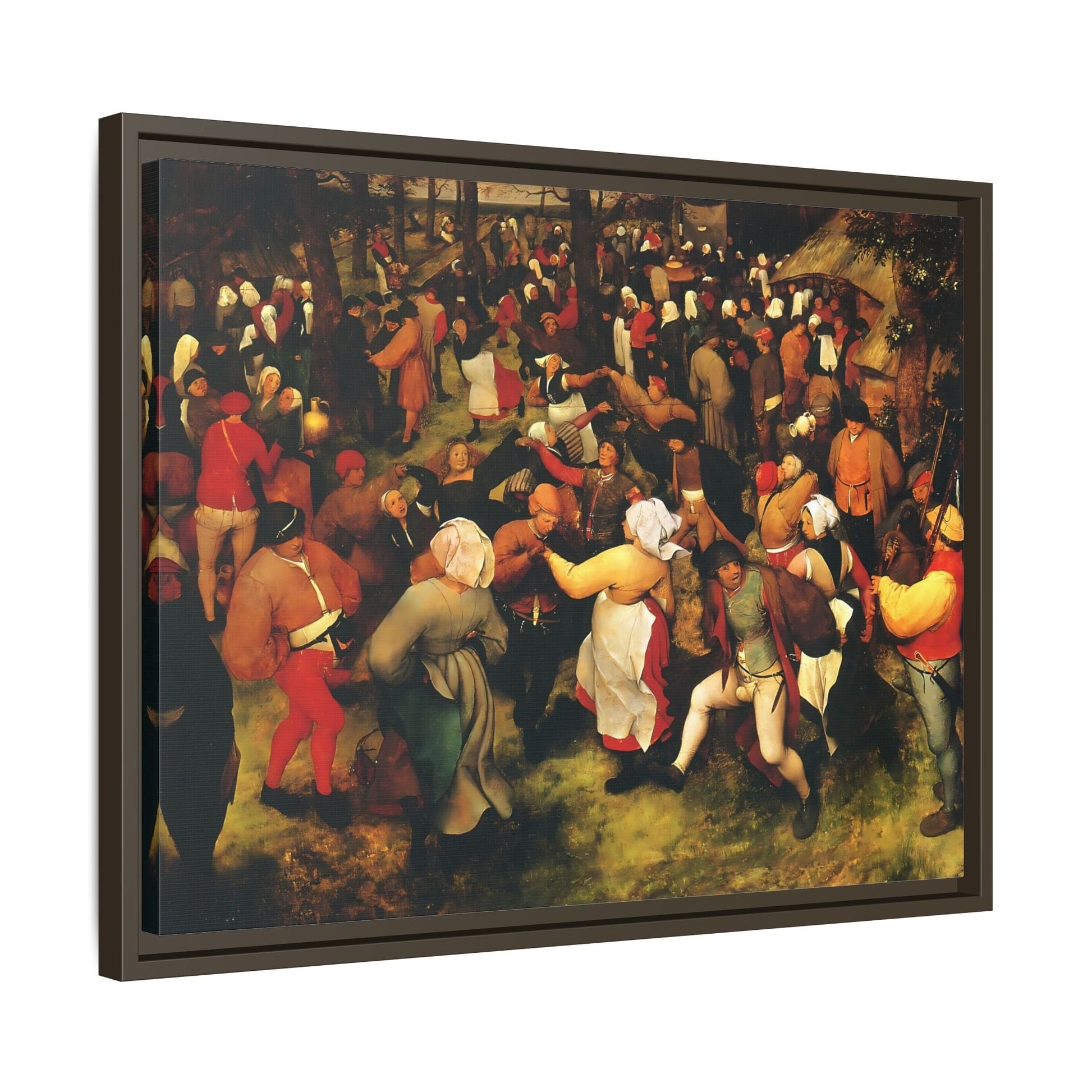 Pieter Bruegel The Elder Canvas Wall Art Wedding Dance Print - YesArtYes