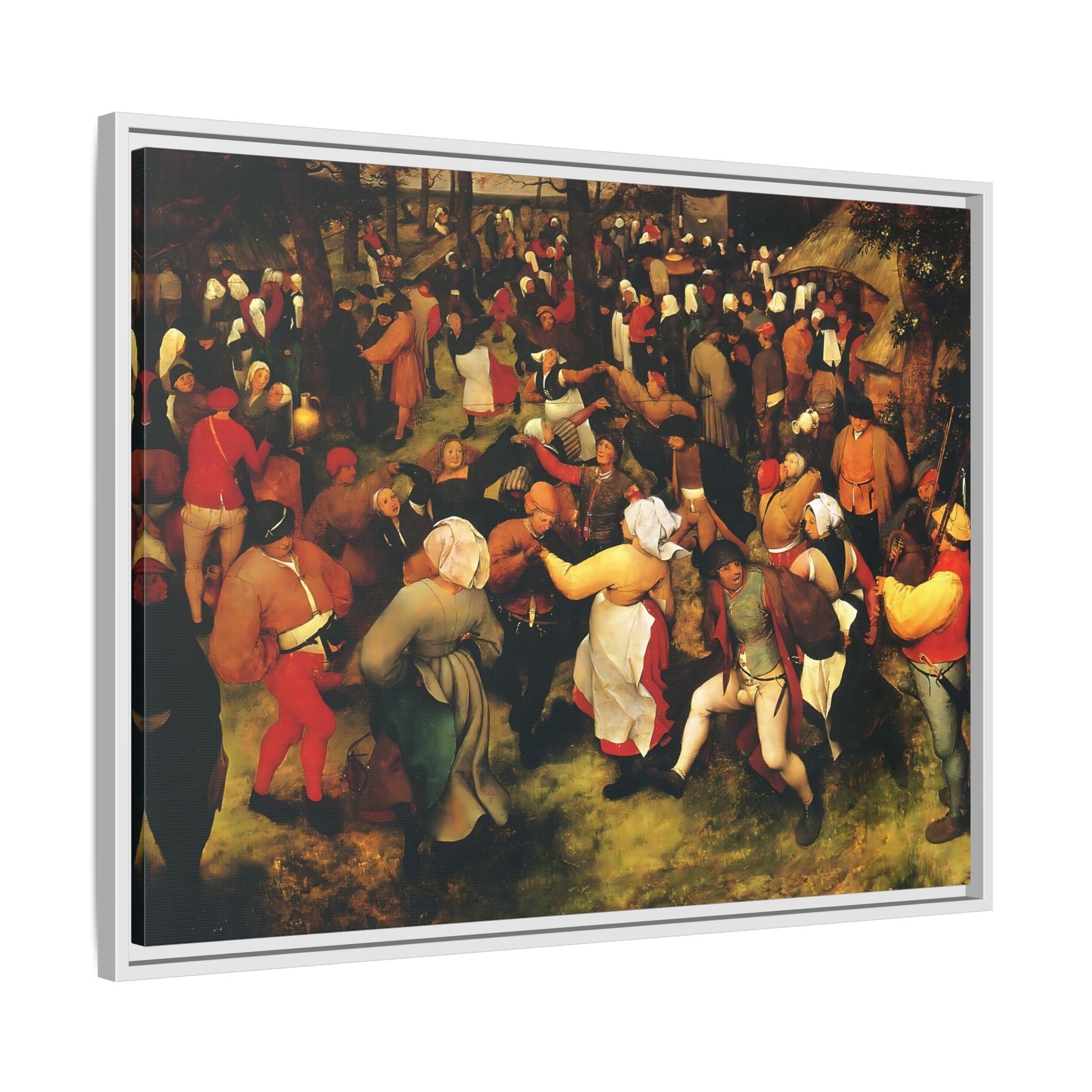 Pieter Bruegel The Elder Canvas Wall Art Wedding Dance Print - YesArtYes