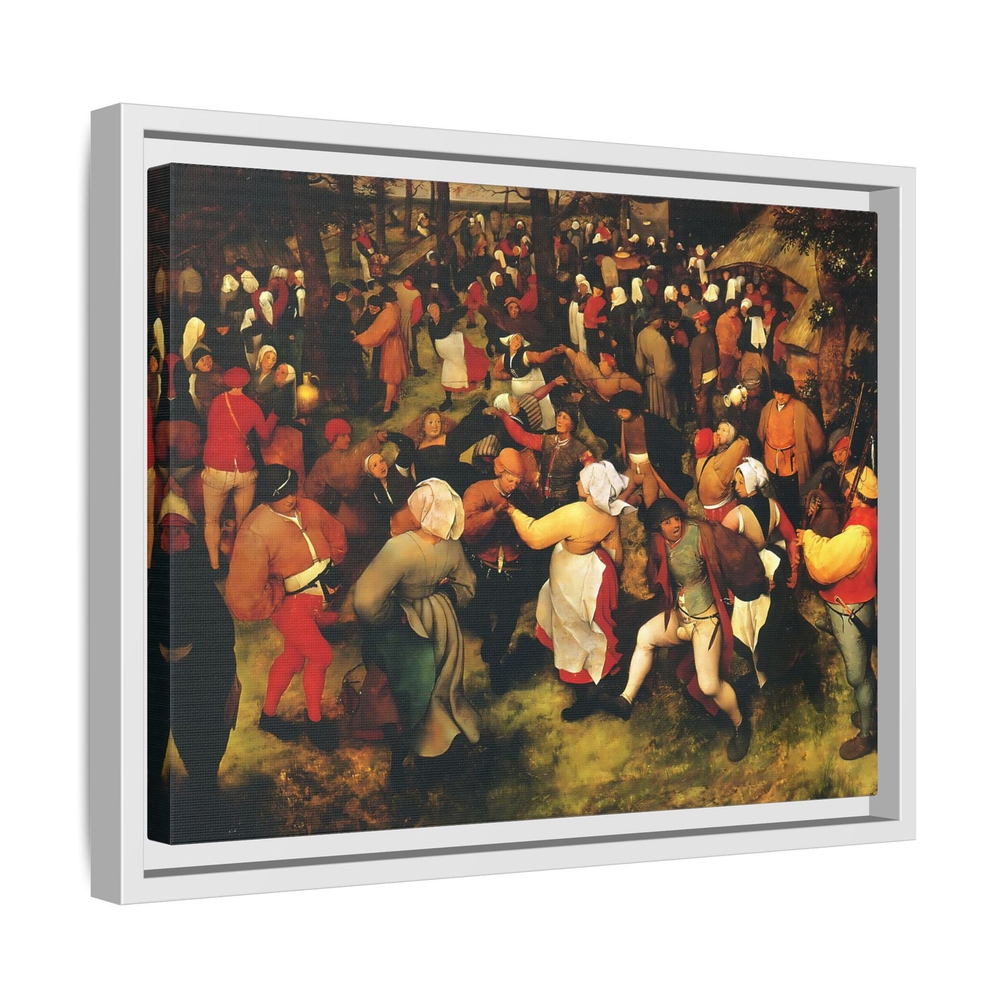 Pieter Bruegel The Elder Canvas Wall Art Wedding Dance Print - YesArtYes