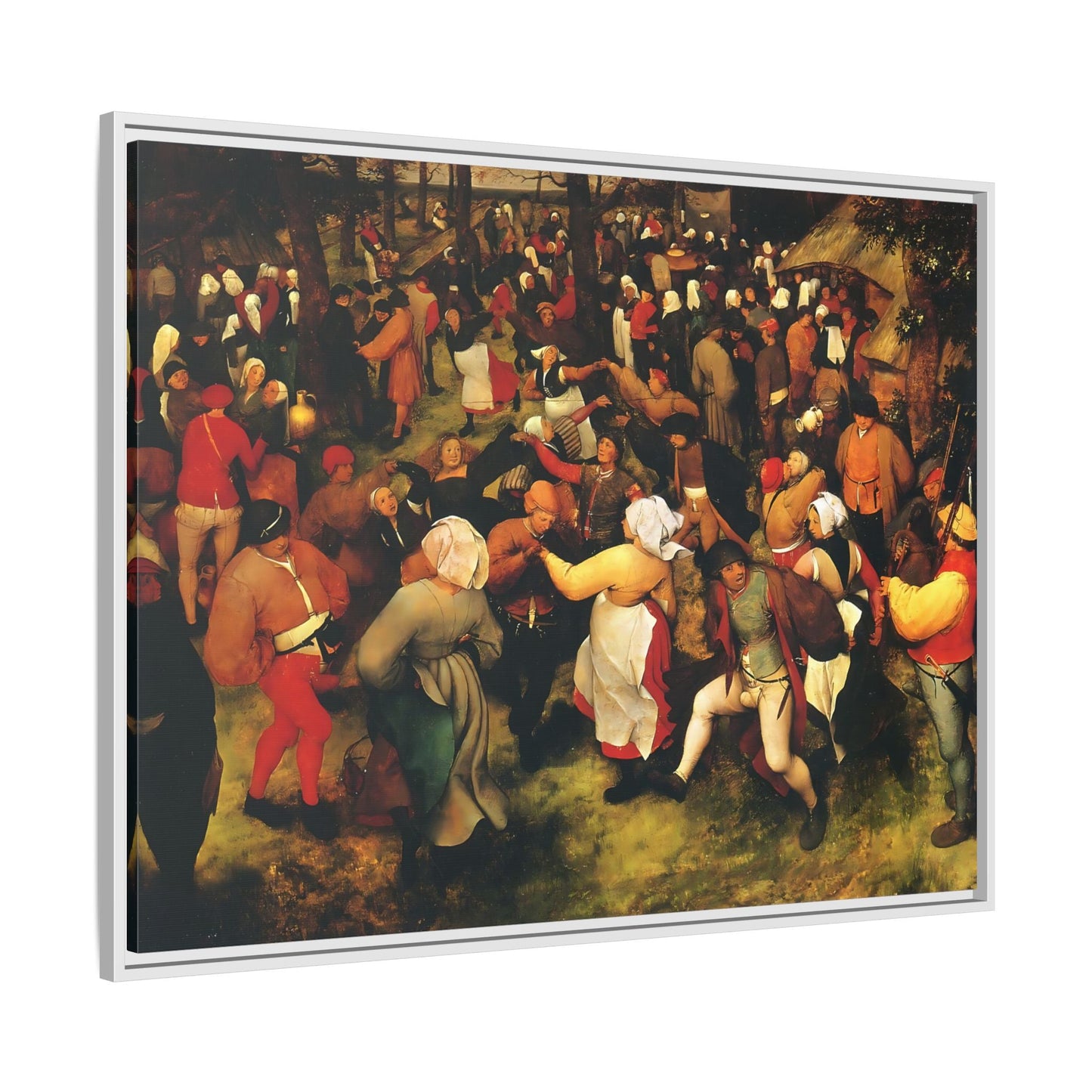 Pieter Bruegel The Elder Canvas Wall Art Wedding Dance Print - YesArtYes