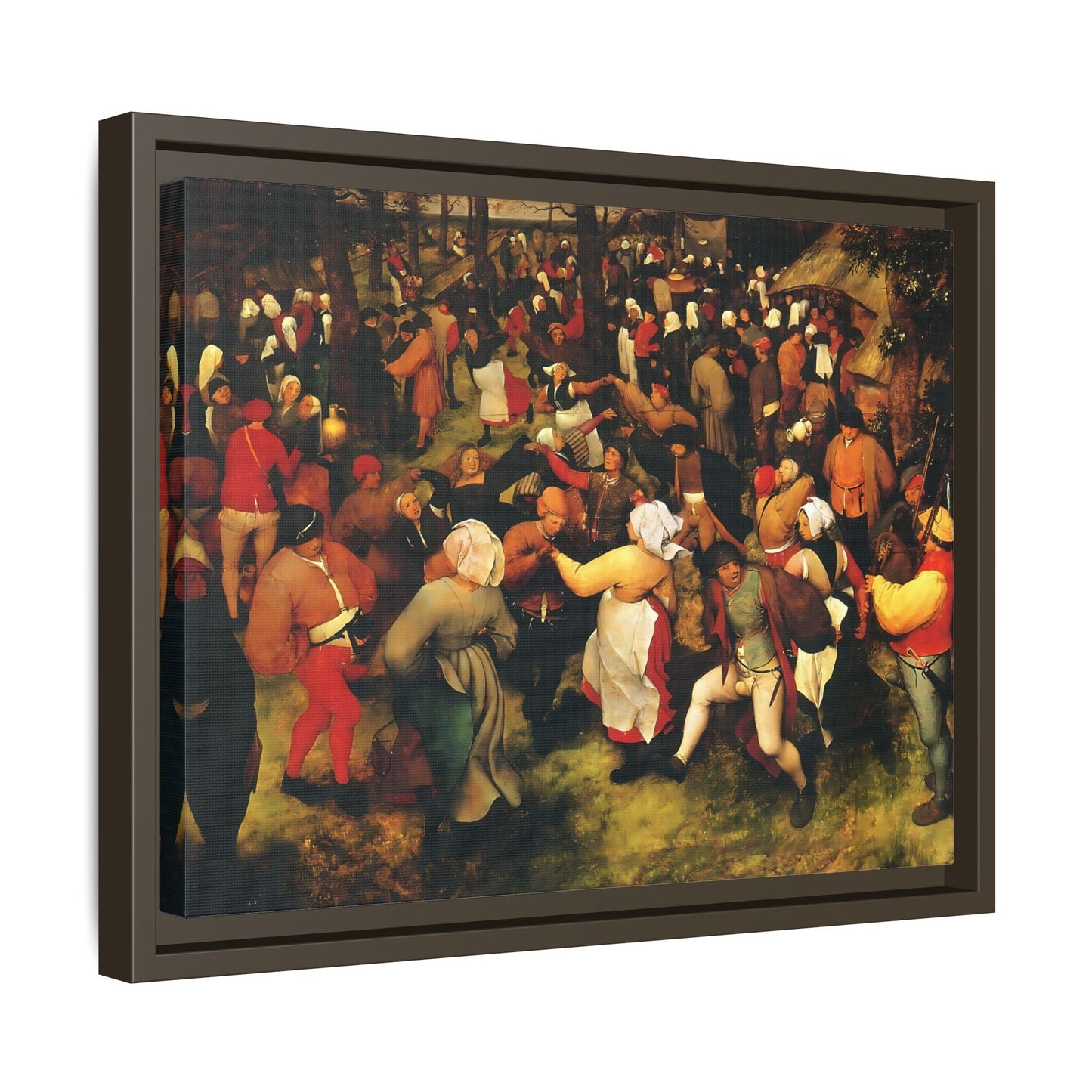 Pieter Bruegel The Elder Canvas Wall Art Wedding Dance Print - YesArtYes