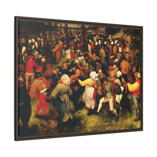 Pieter Bruegel The Elder Canvas Wall Art Wedding Dance Print - YesArtYes