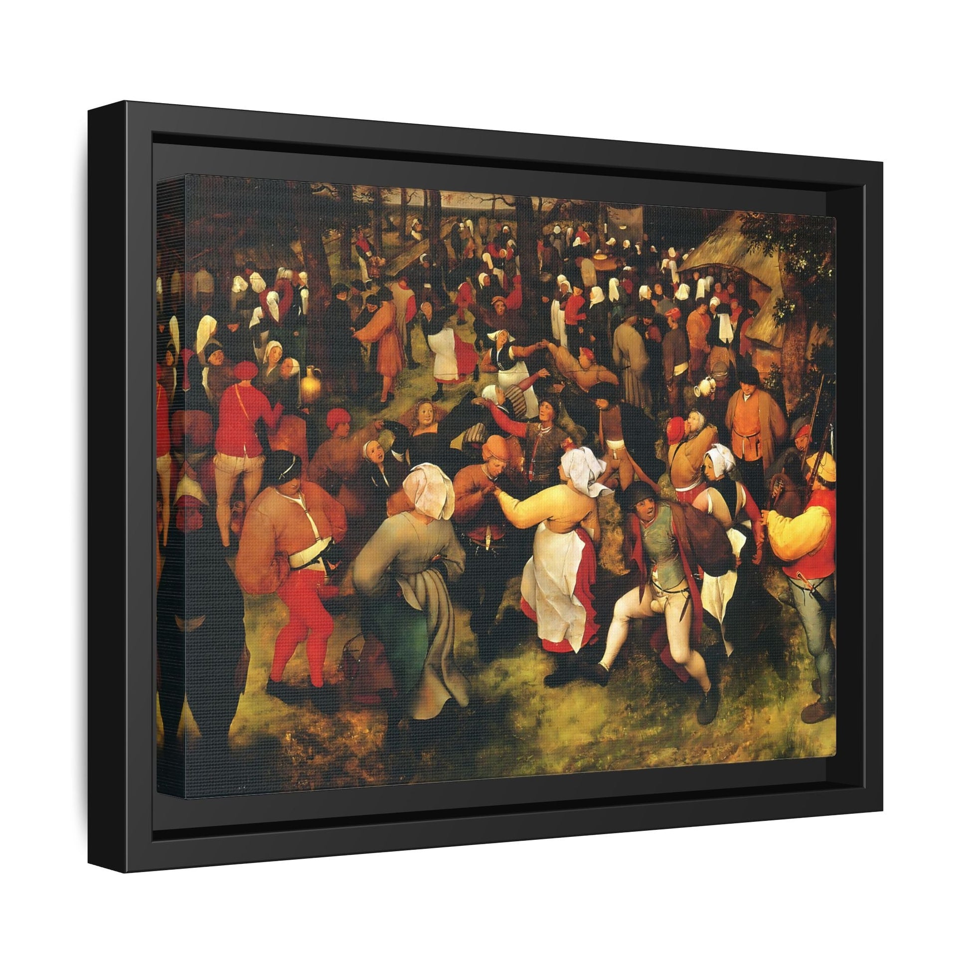 Pieter Bruegel The Elder Canvas Wall Art Wedding Dance Print - YesArtYes