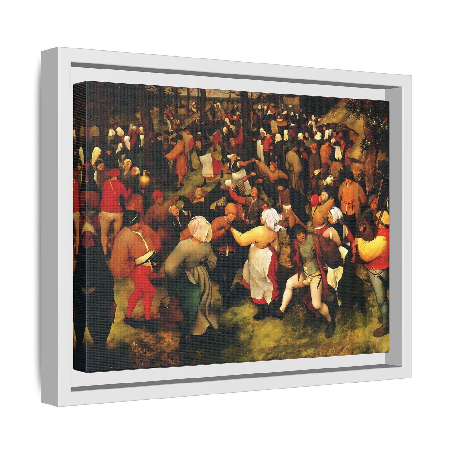 Pieter Bruegel The Elder Canvas Wall Art Wedding Dance Print - YesArtYes