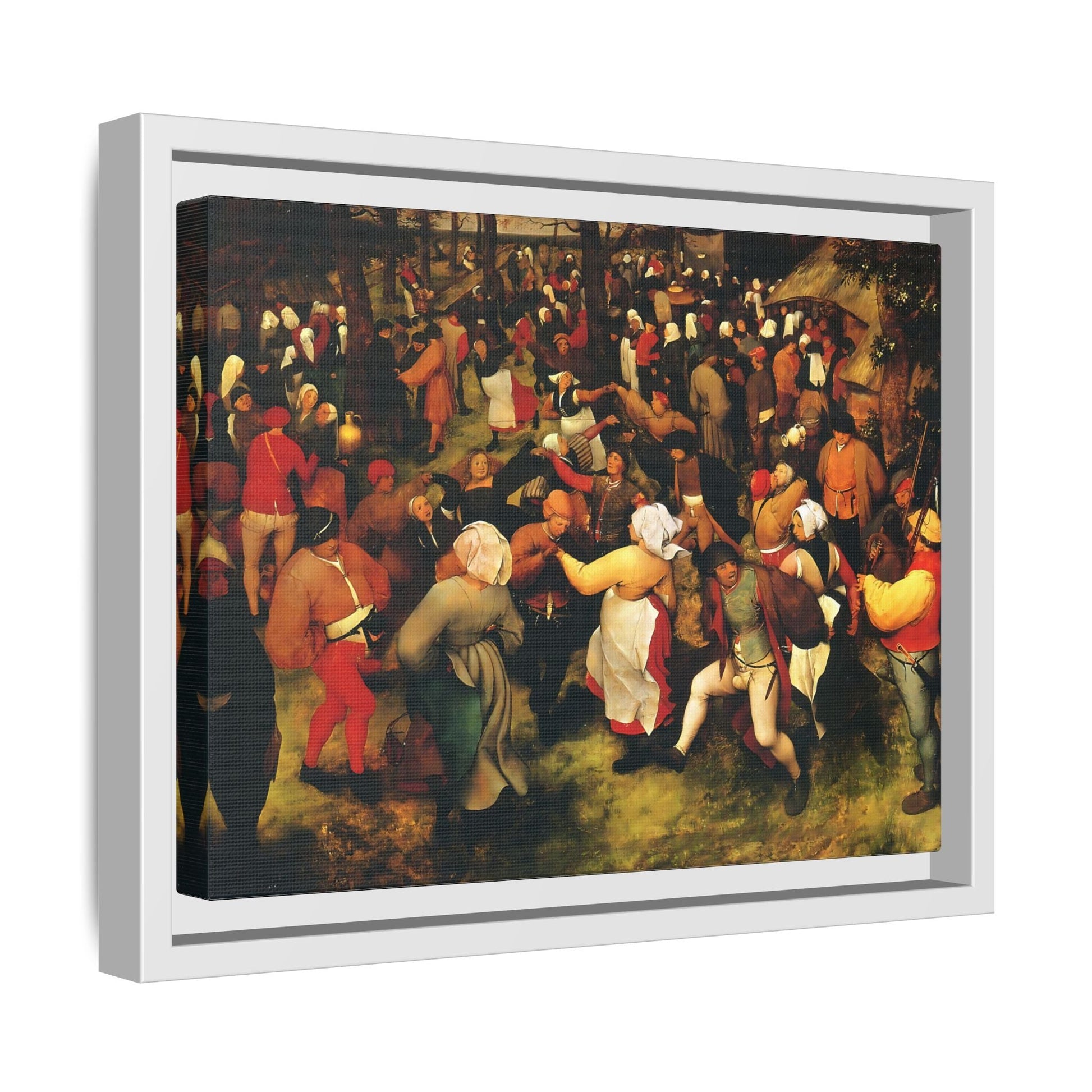 Pieter Bruegel The Elder Canvas Wall Art Wedding Dance Print - YesArtYes