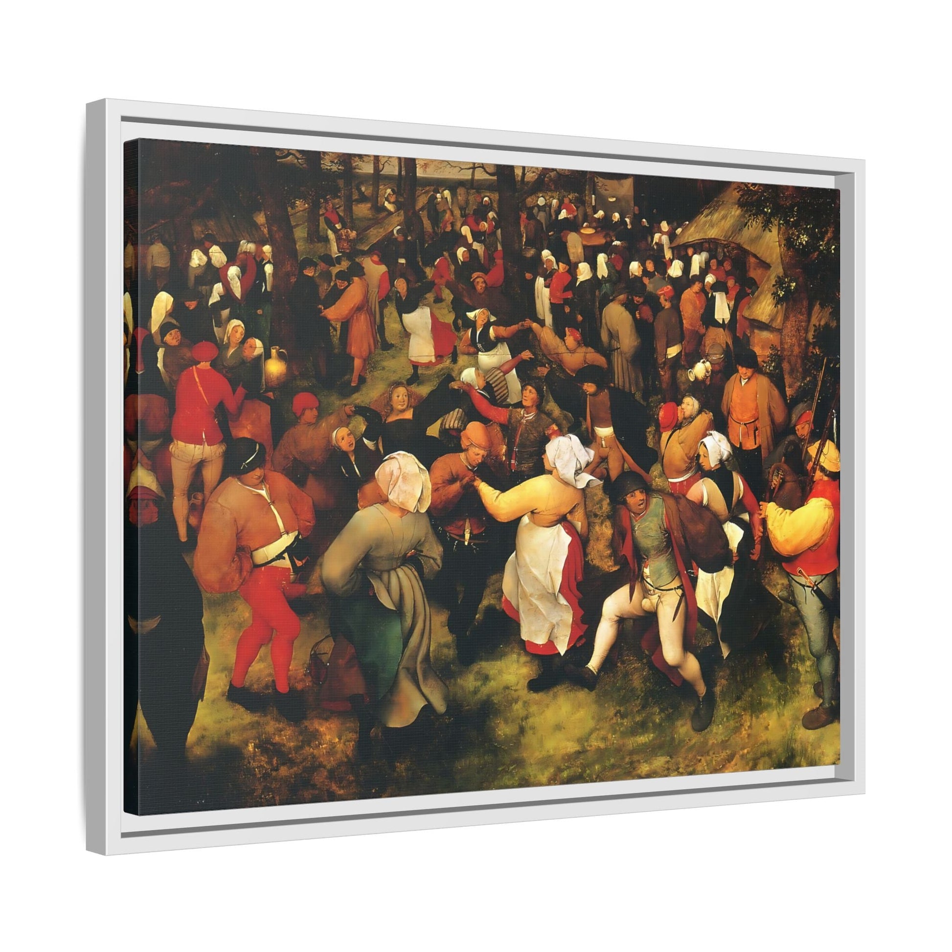 Pieter Bruegel The Elder Canvas Wall Art Wedding Dance Print - YesArtYes