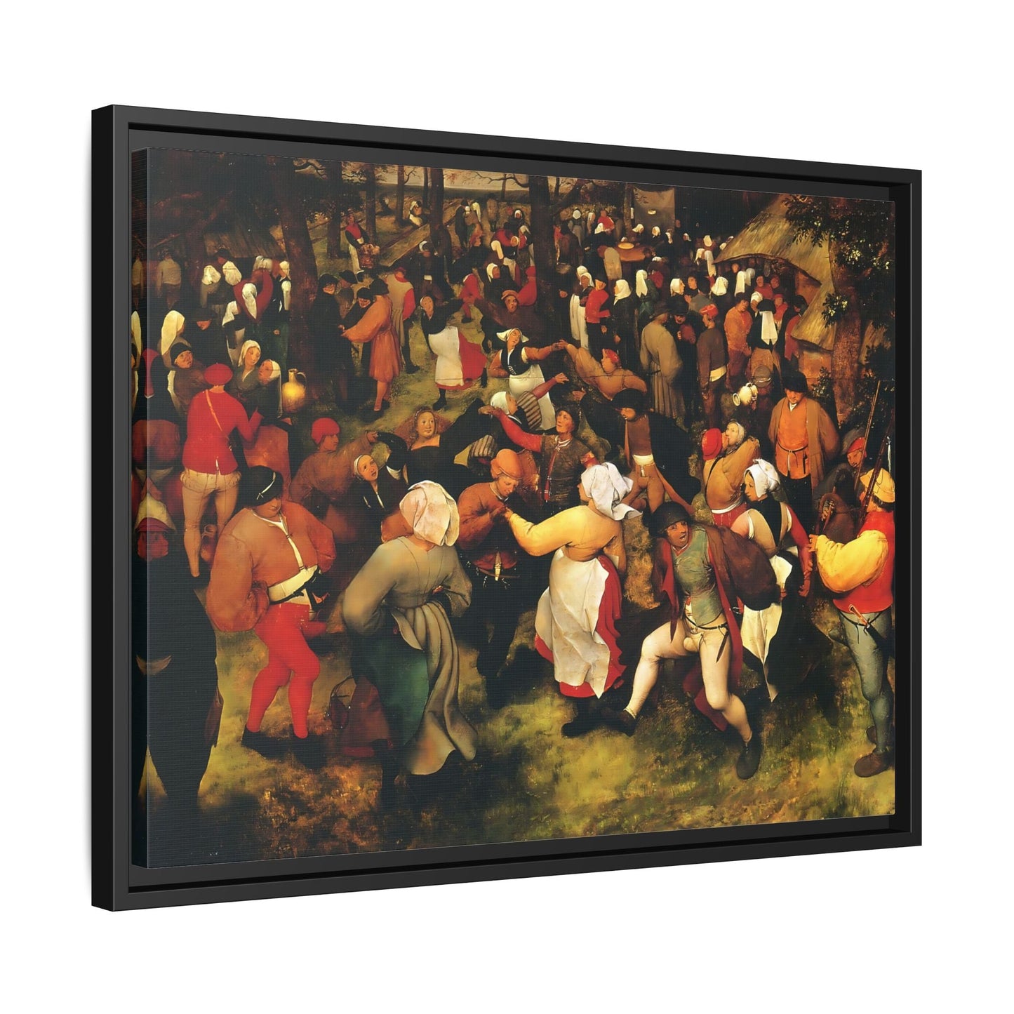 Pieter Bruegel The Elder Canvas Wall Art Wedding Dance Print - YesArtYes